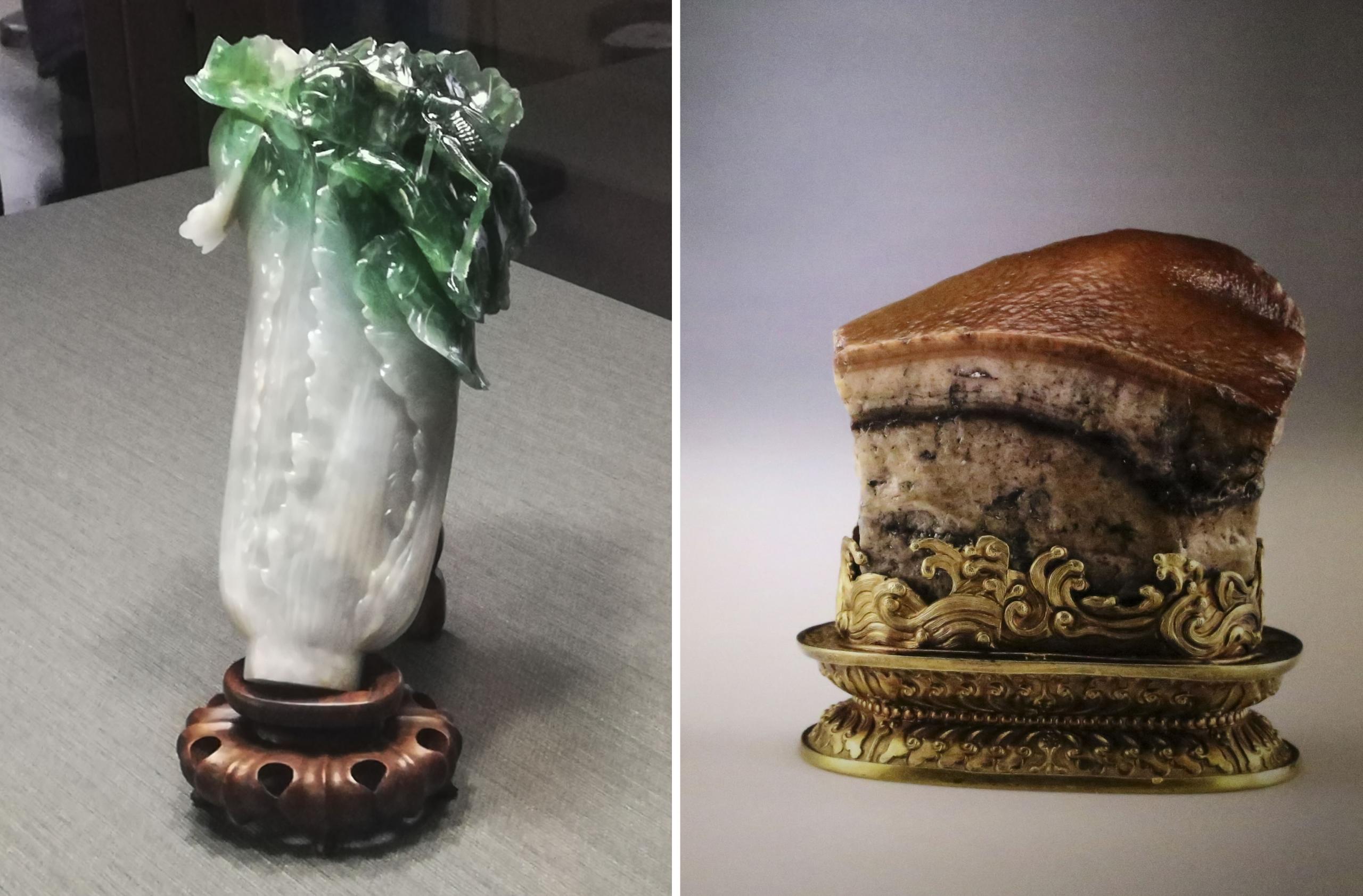 Piezas del museo de Taipéi