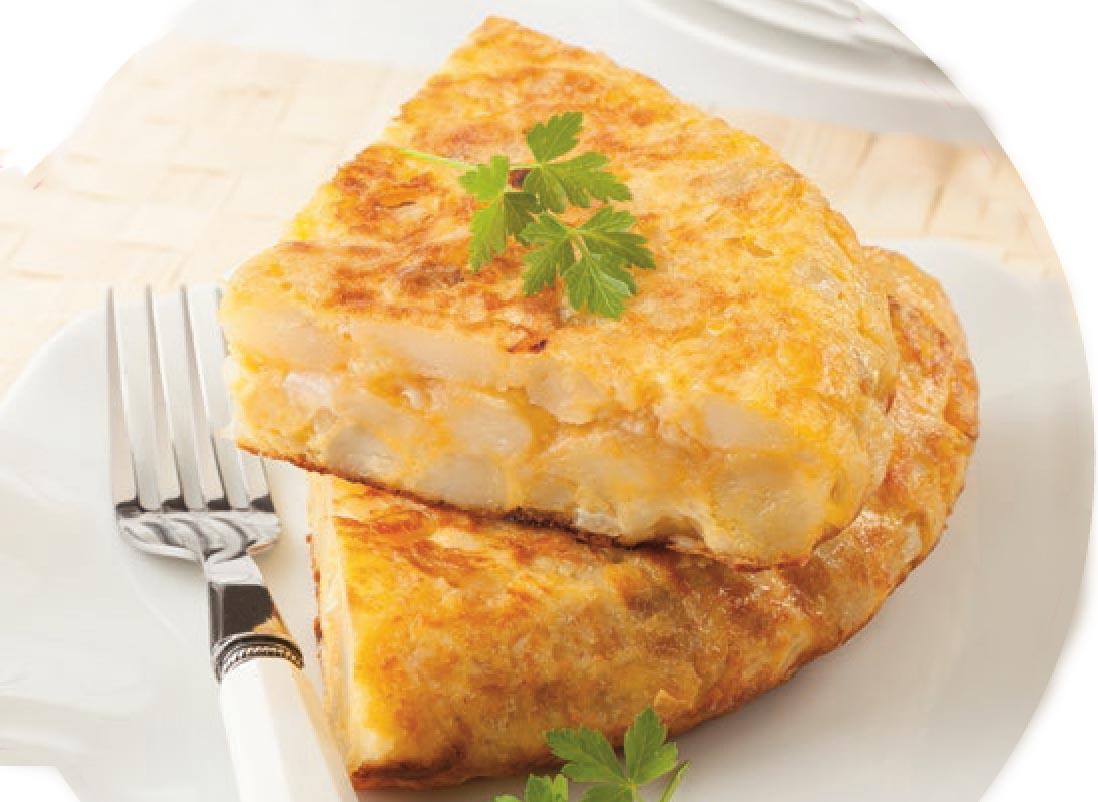 Tortilla de patatas sin cebolla