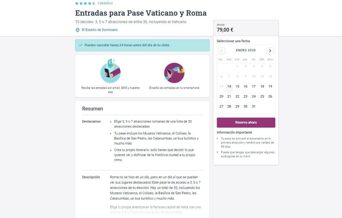 Comparadores de precios entradas