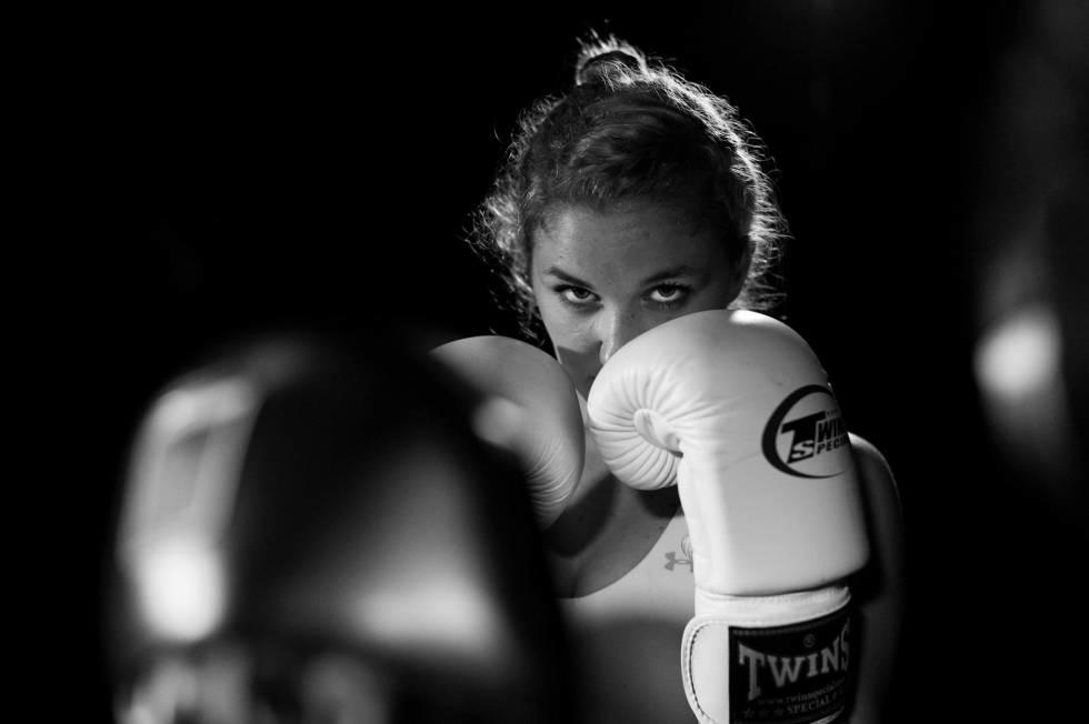Clases de boxeo para mujeres.