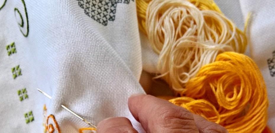 Aprender a coser ojos