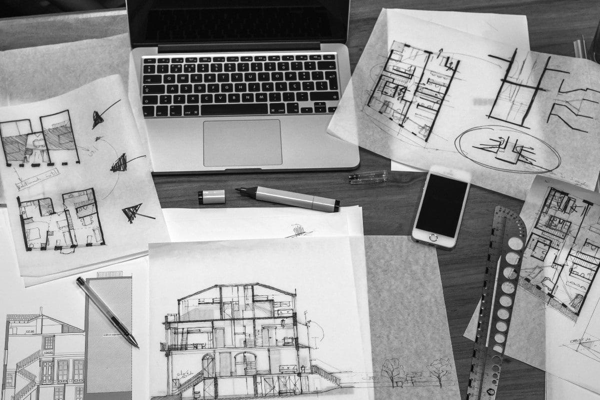 Dibujar una casa de forma técnica