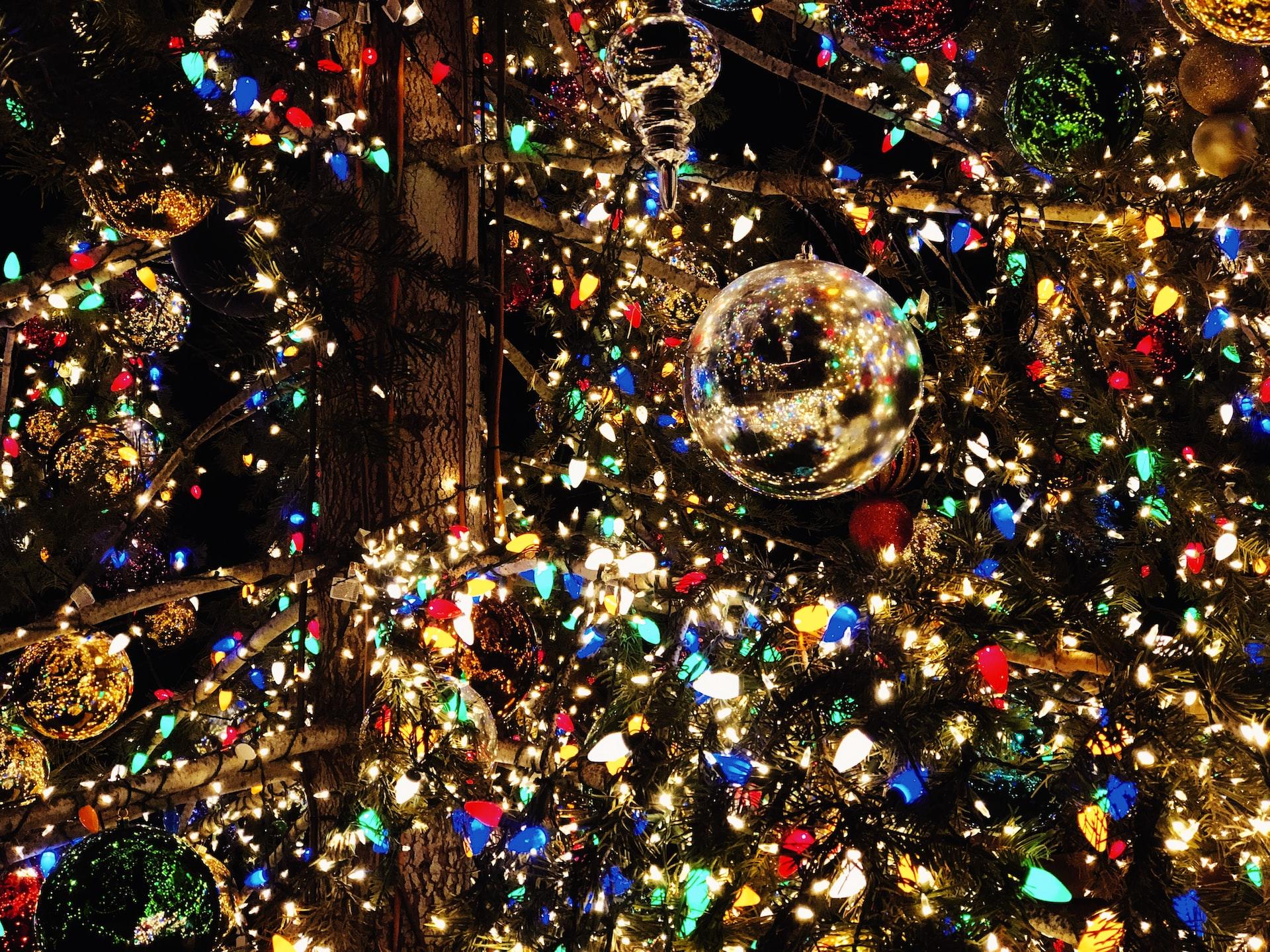 Luces de navidad.