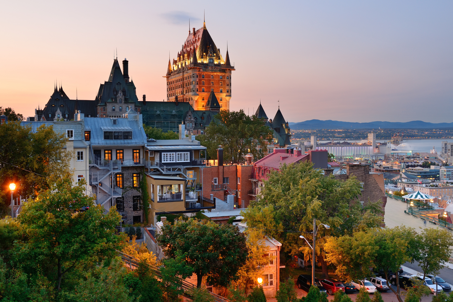 postal de Quebec en Canada