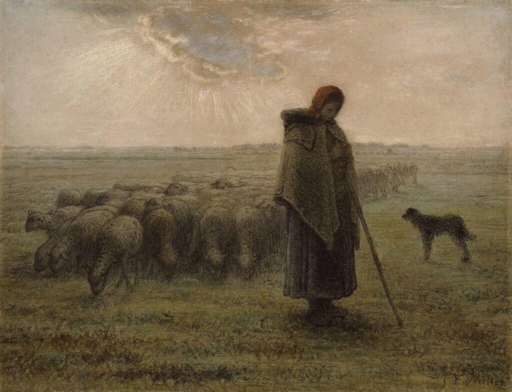 Cuadro de Jean-Francois Millet.