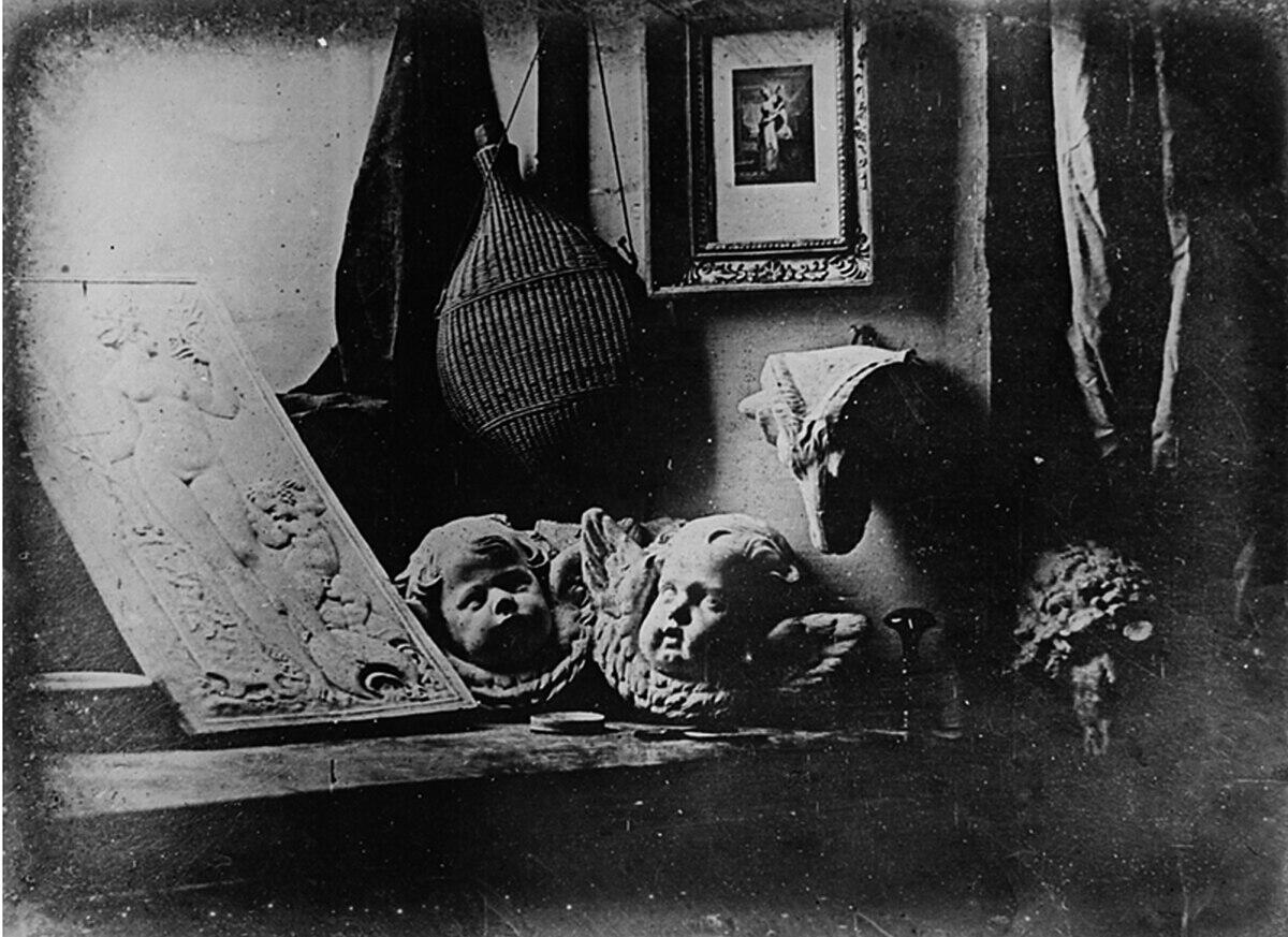 El taller del artista, Louis Daguerre.