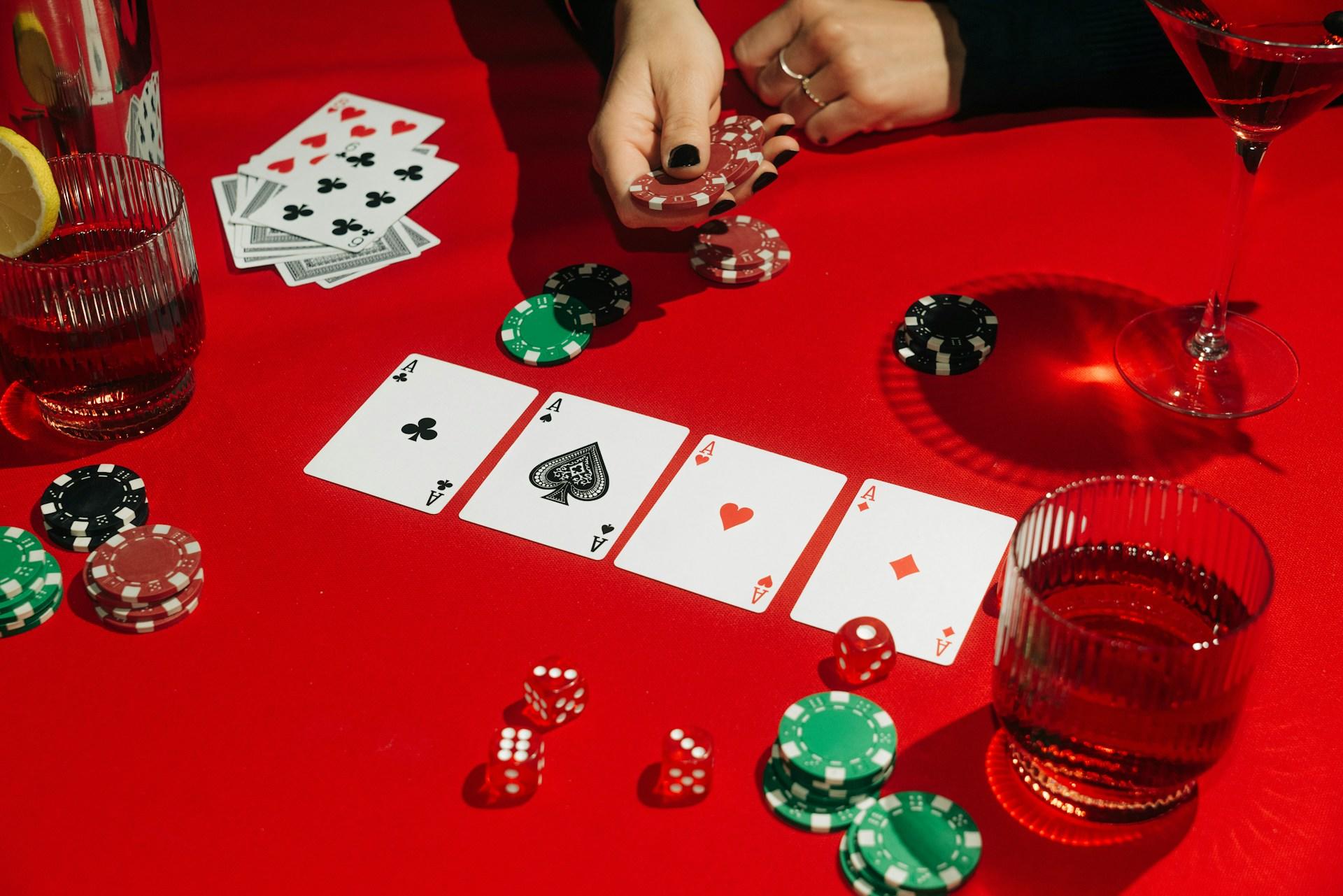Mesa de poker.