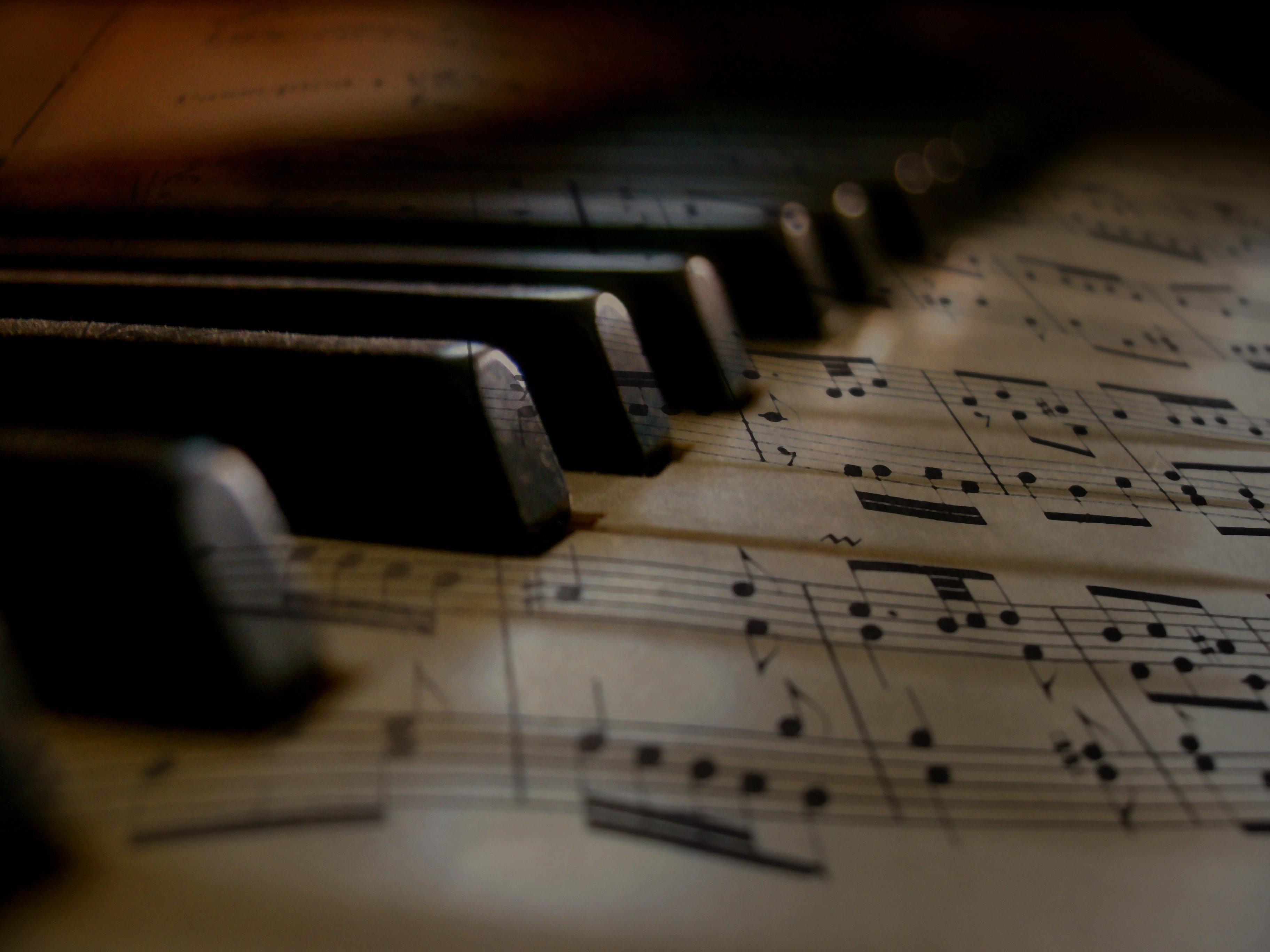 Canciones de piano más famosas.