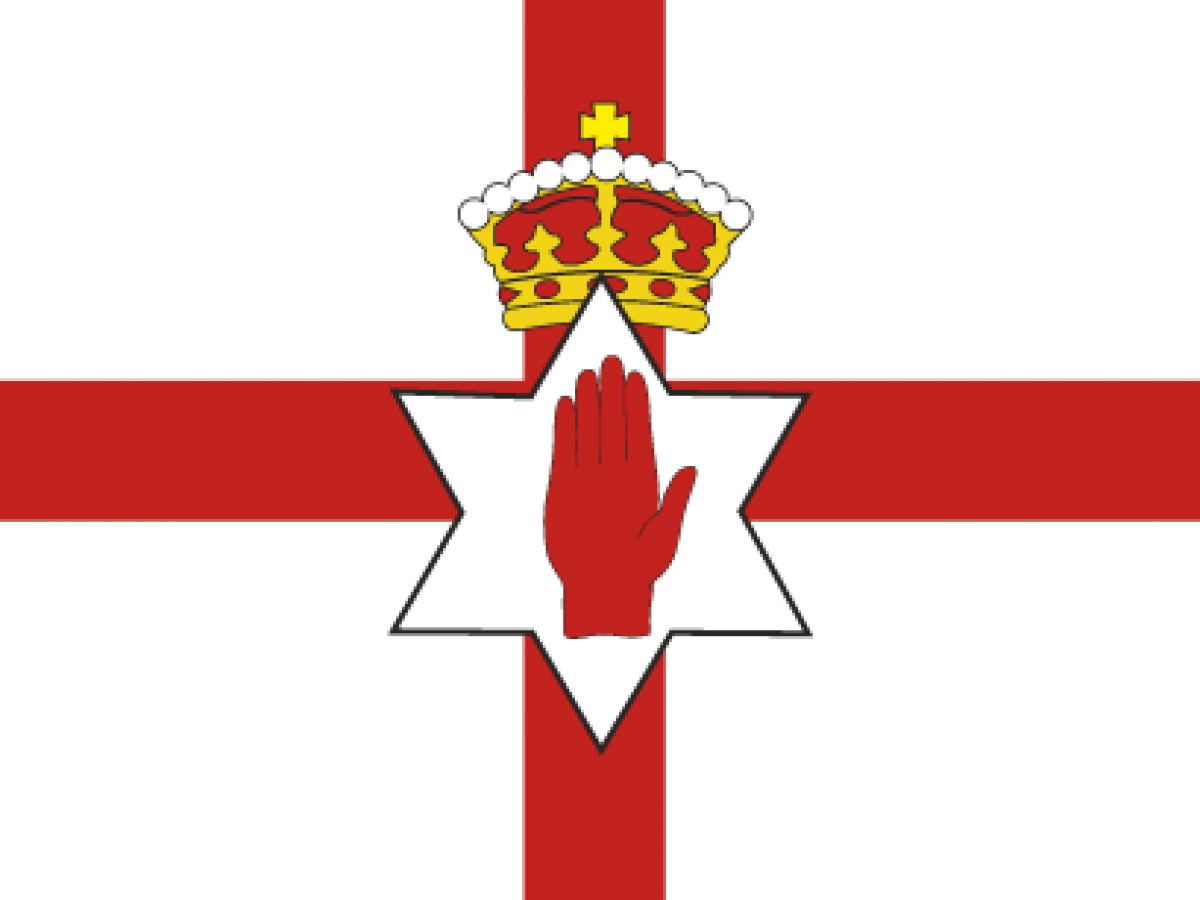 Bandera Irlanda del Norte.