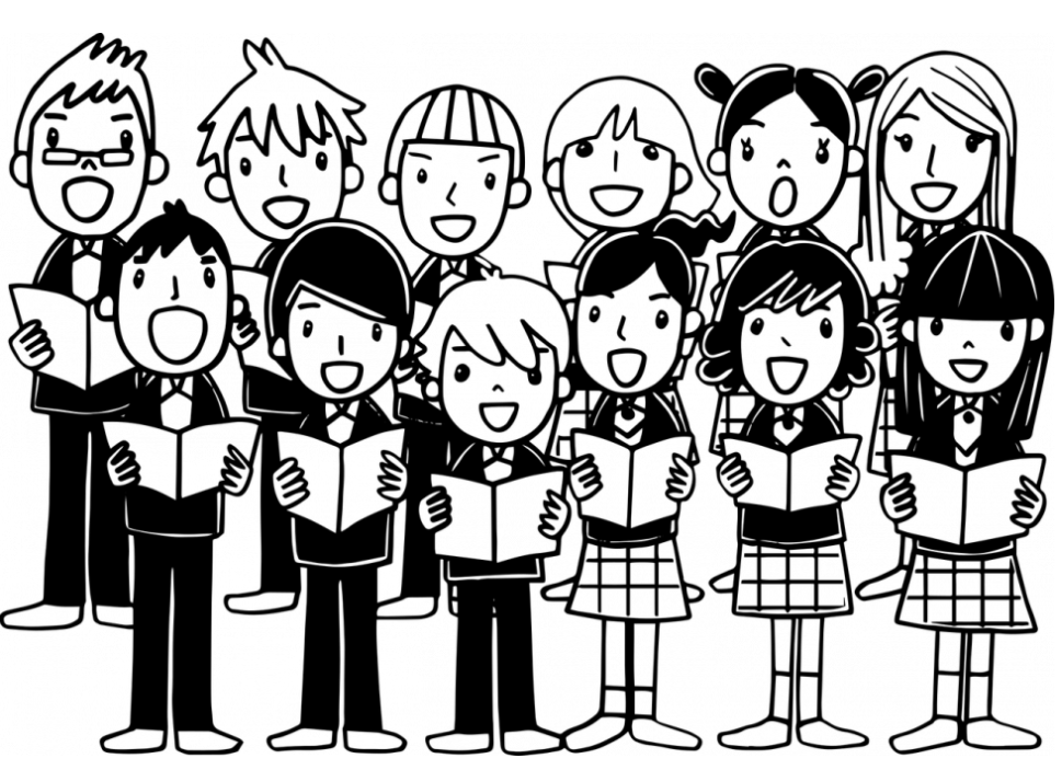 clases en grupo de canto para niños