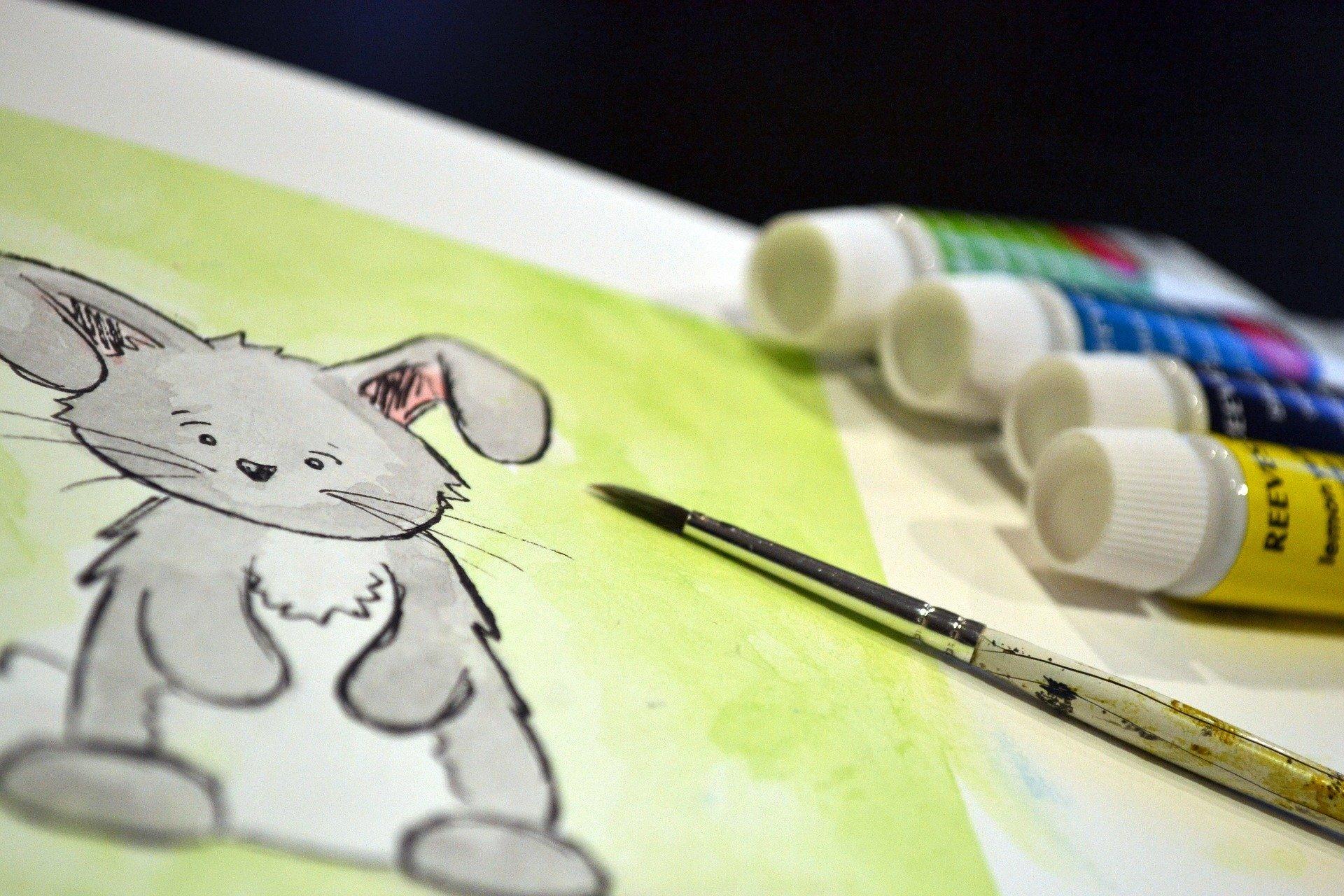 Aprender a dibujar conejito de Pascua