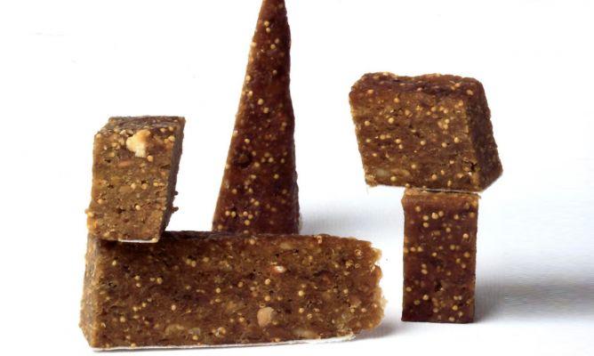 Pan de higos apto para veganos.