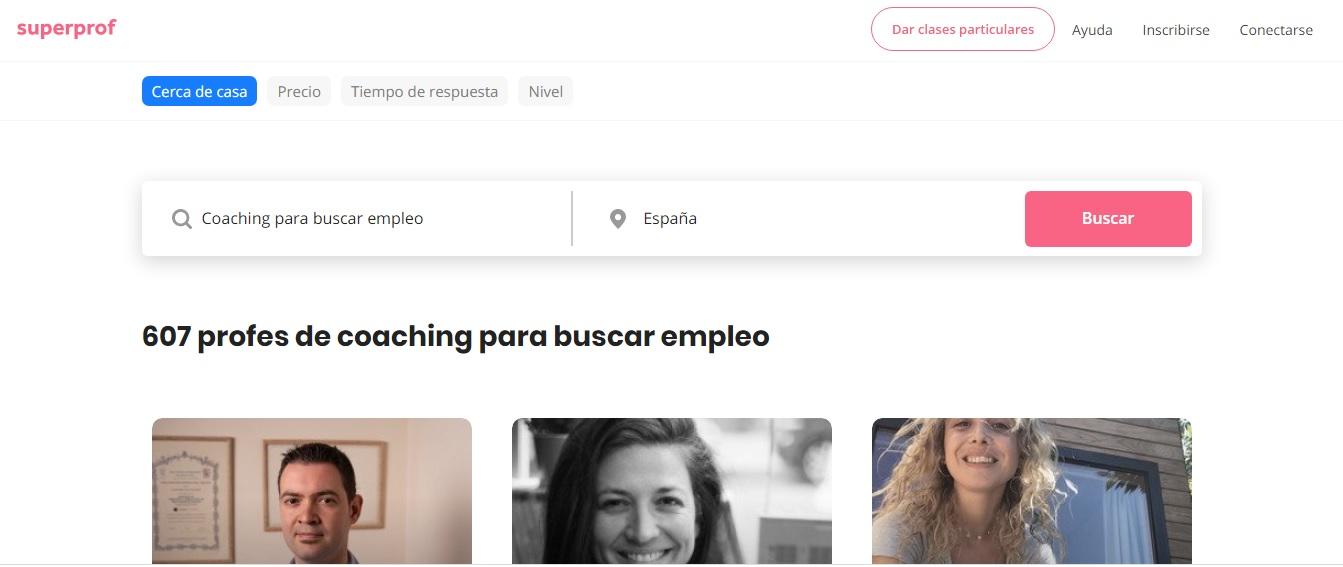 Profes y coach para encontrar trabajo