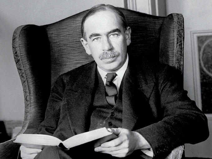 El economista Keynes.