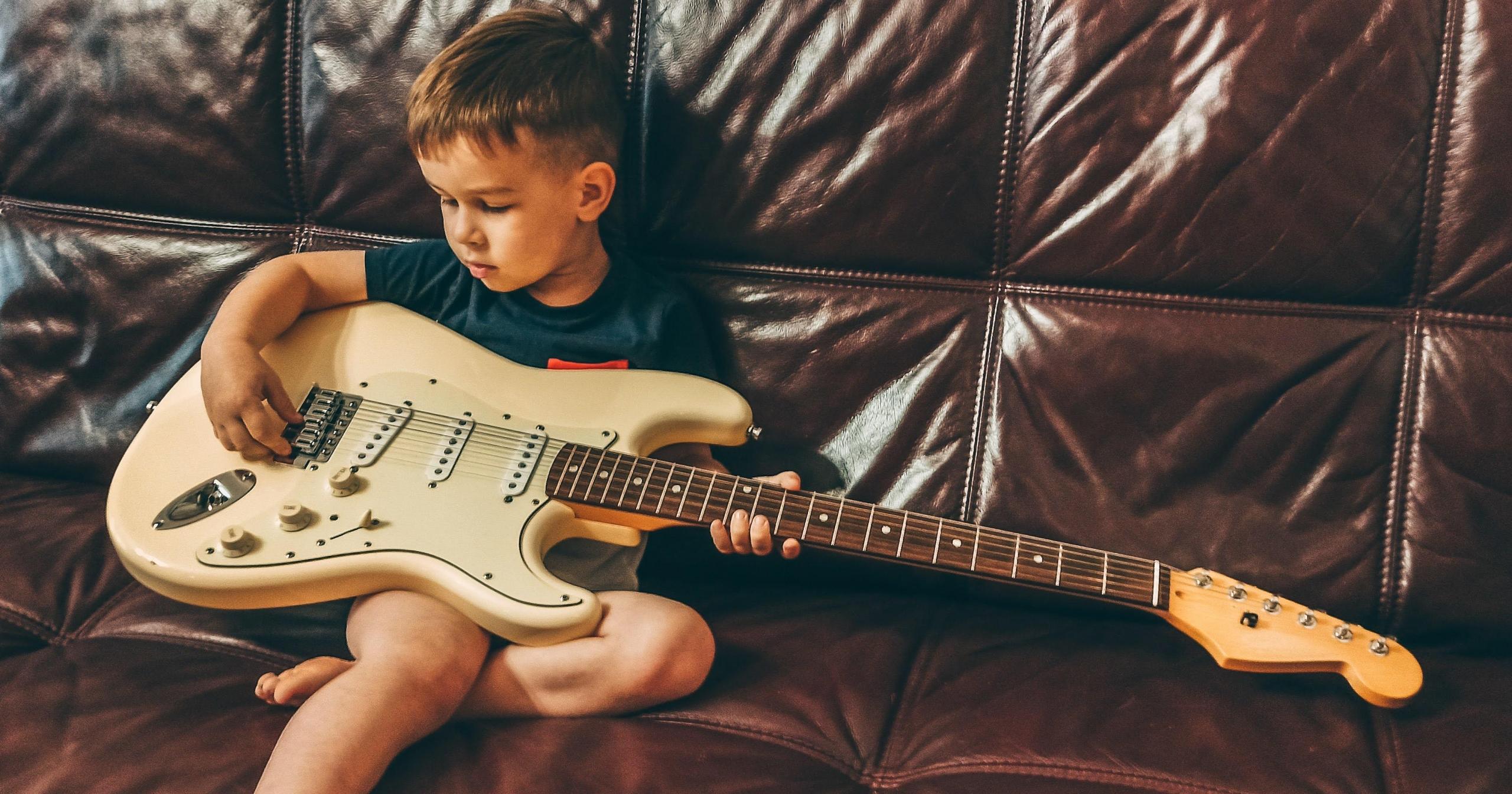 Músicos marca guitarra