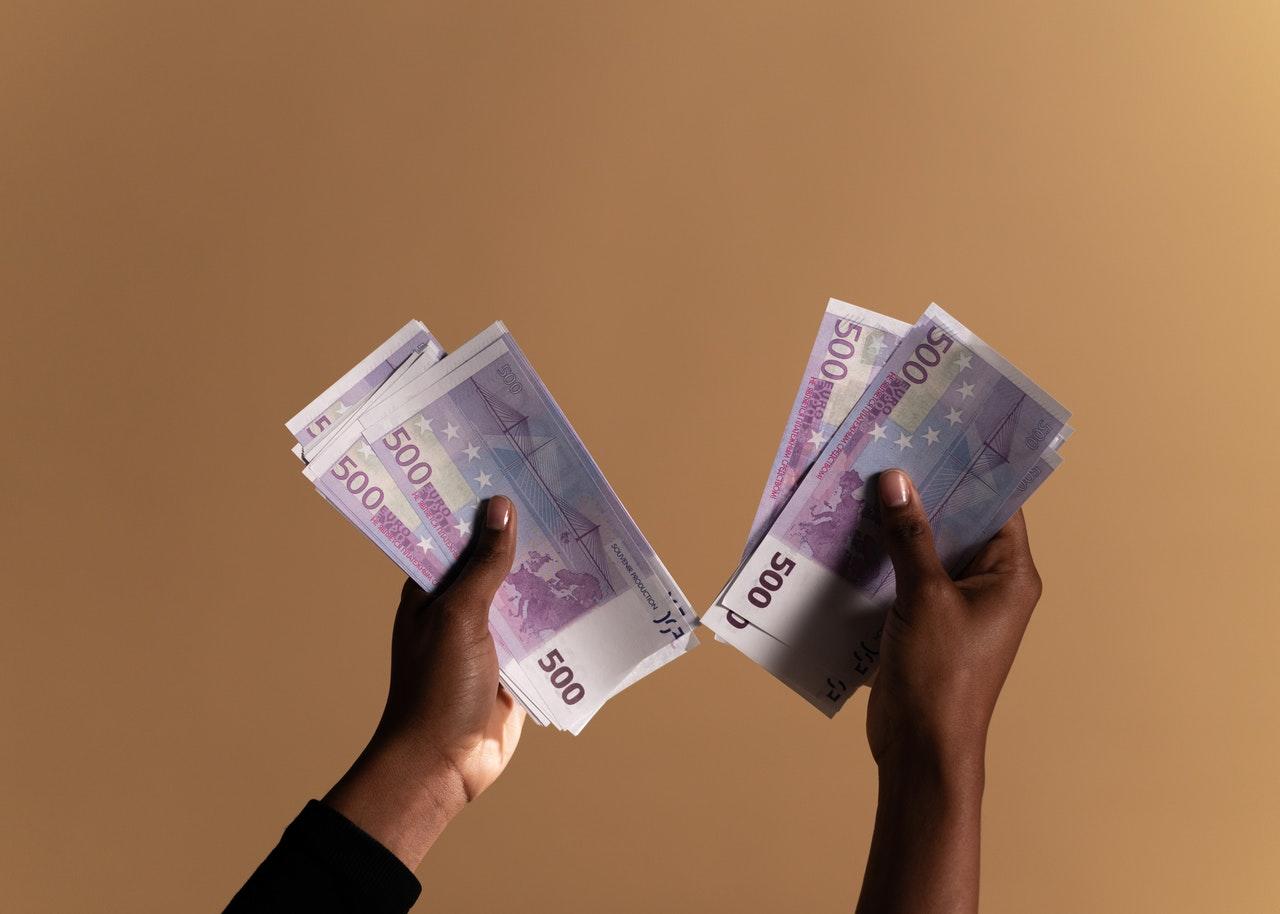 Billetes de 500 euros.
