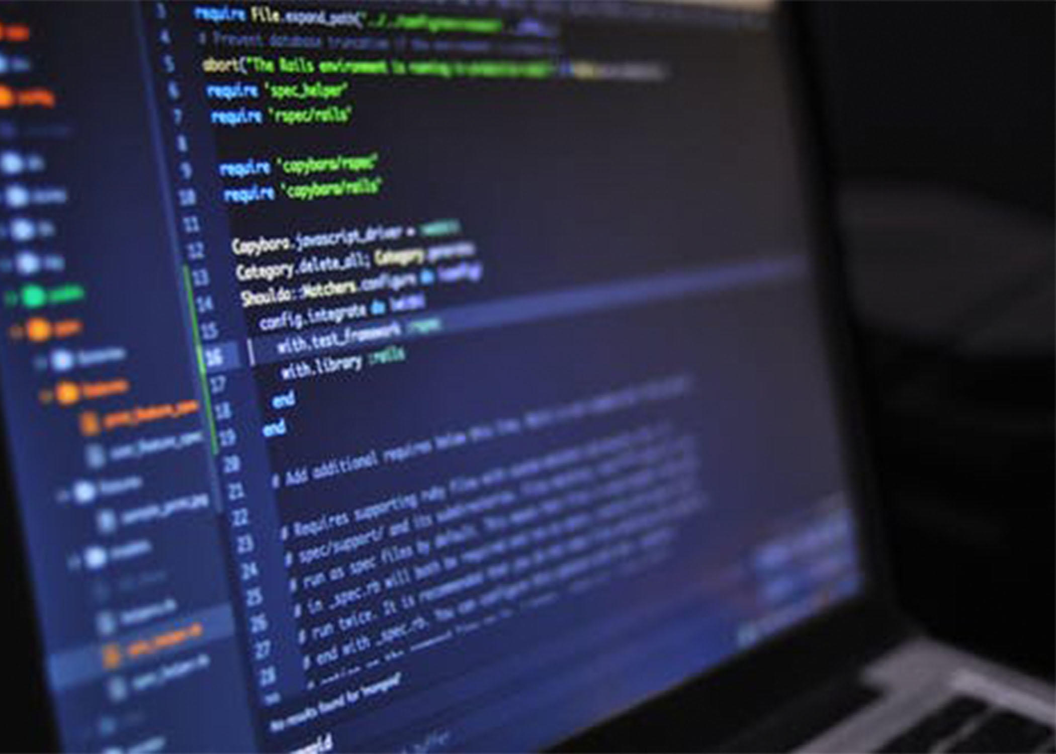 Programador informático en una empresa