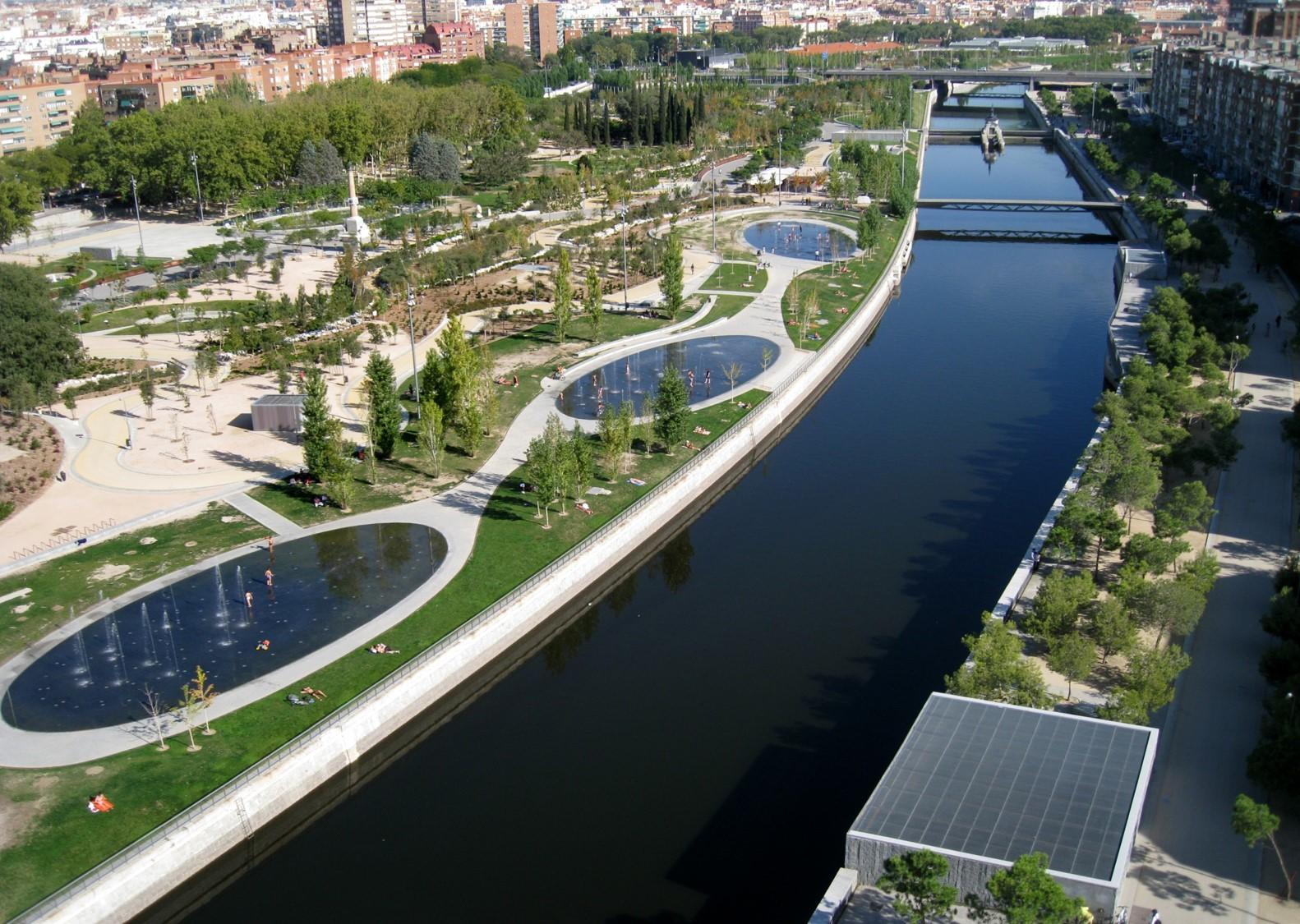 Zona de Madrid Río.