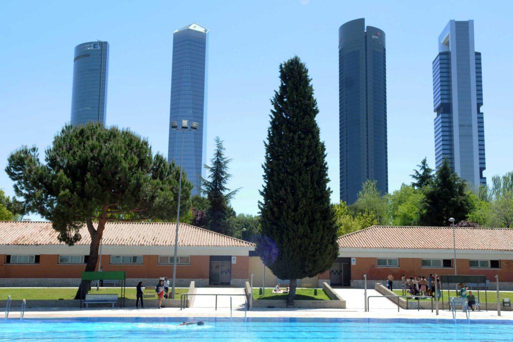 Piscina municipal de Madrid.