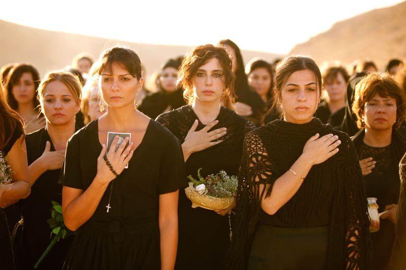 Mujeres de luto.