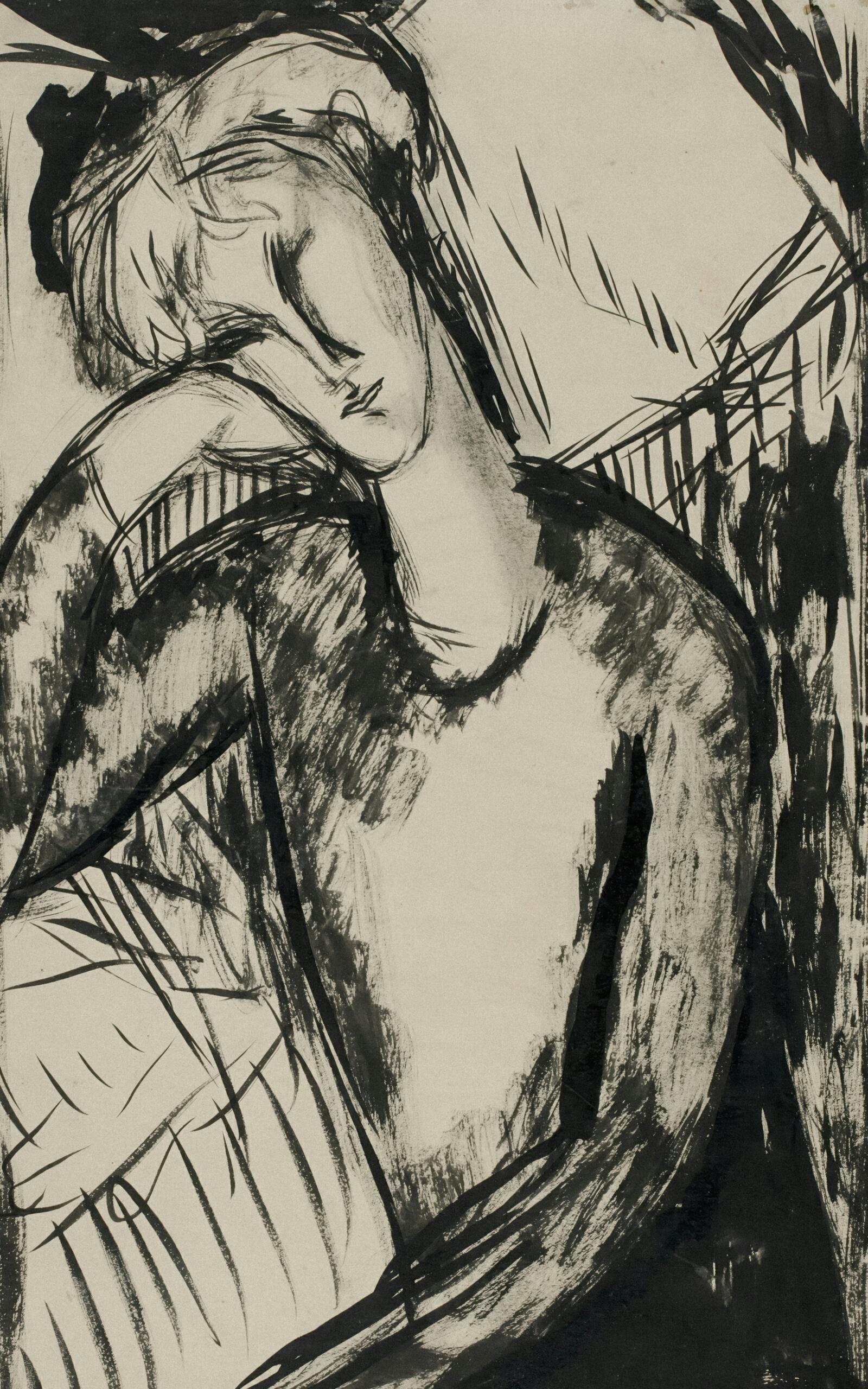 dibujo de modigliani
