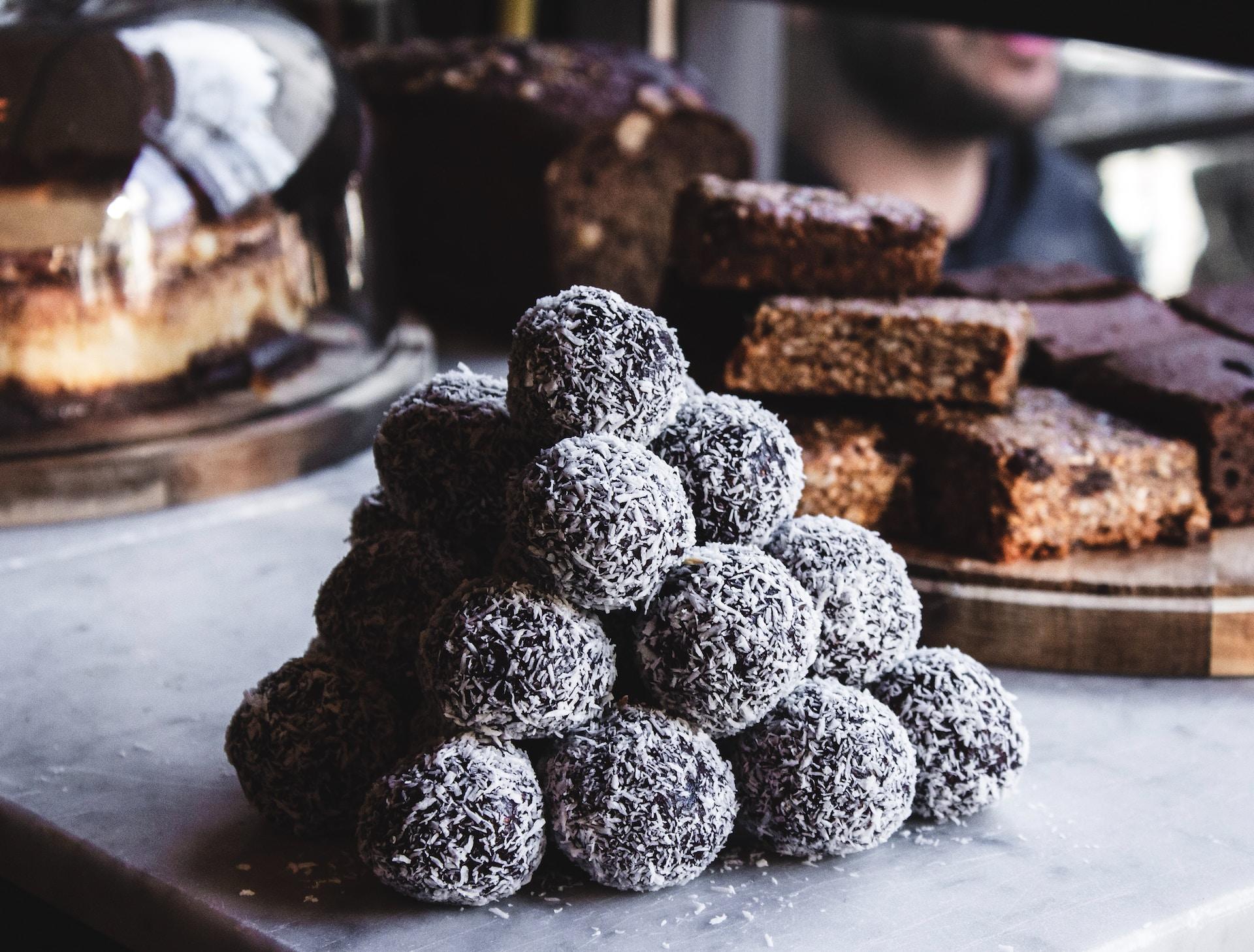 Trufas de chocolate.