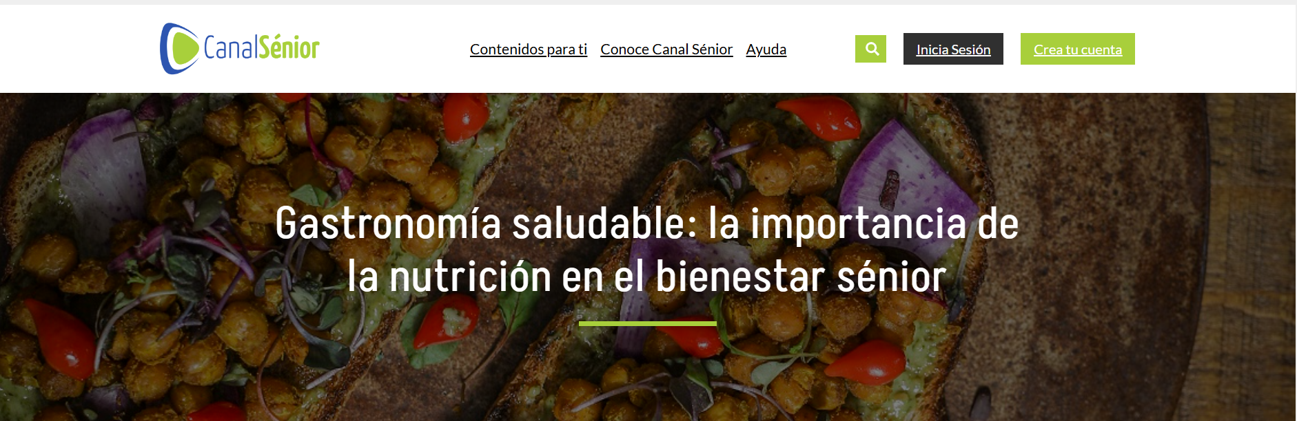 Web de Canal Senior