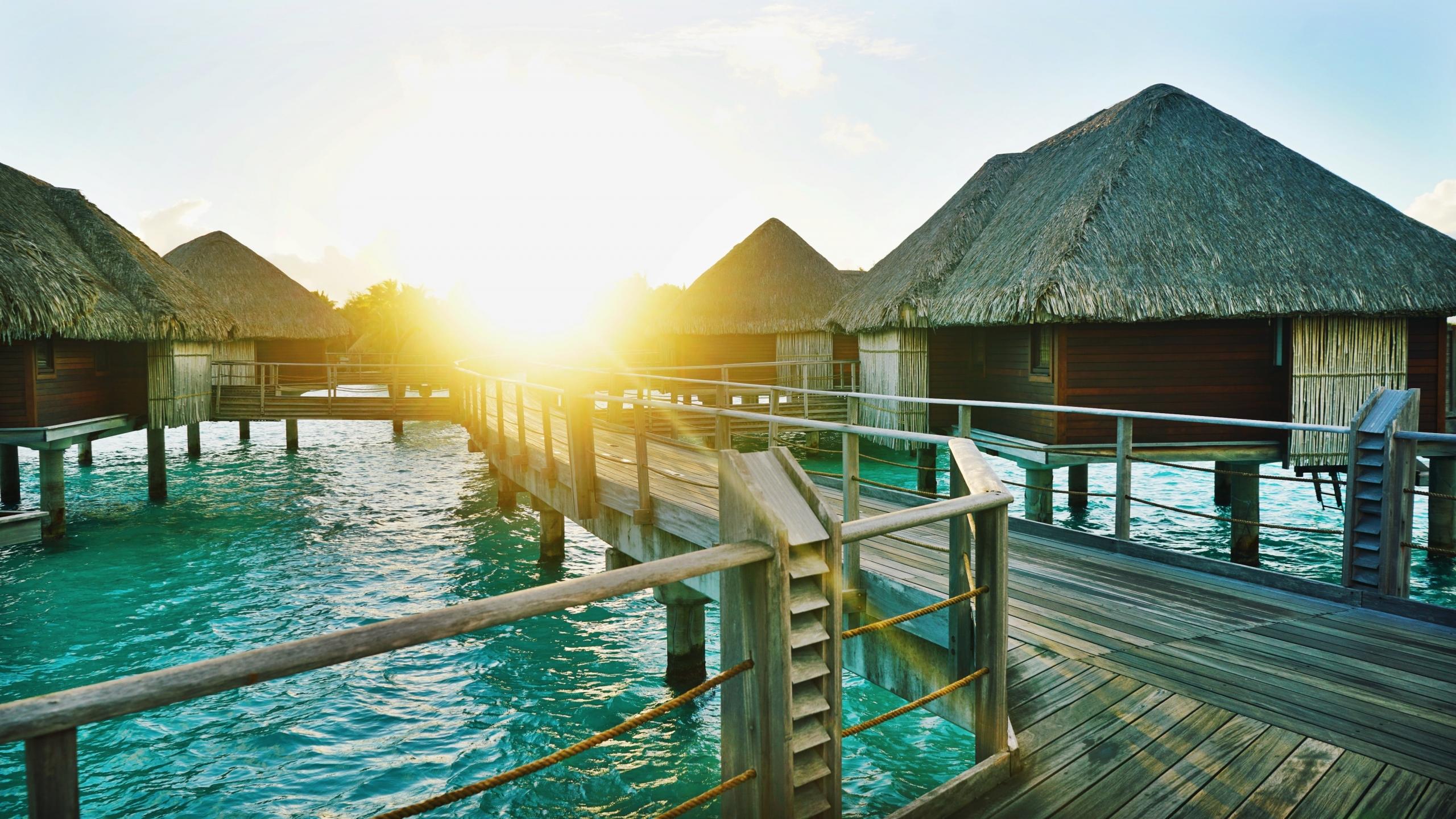 bora bora hoteles en el mar