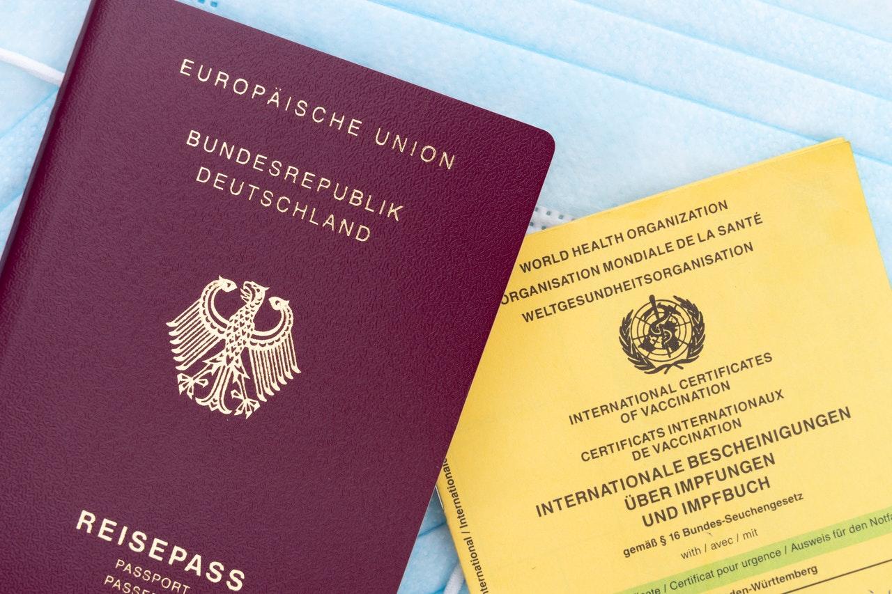 Pasaporte alemán.