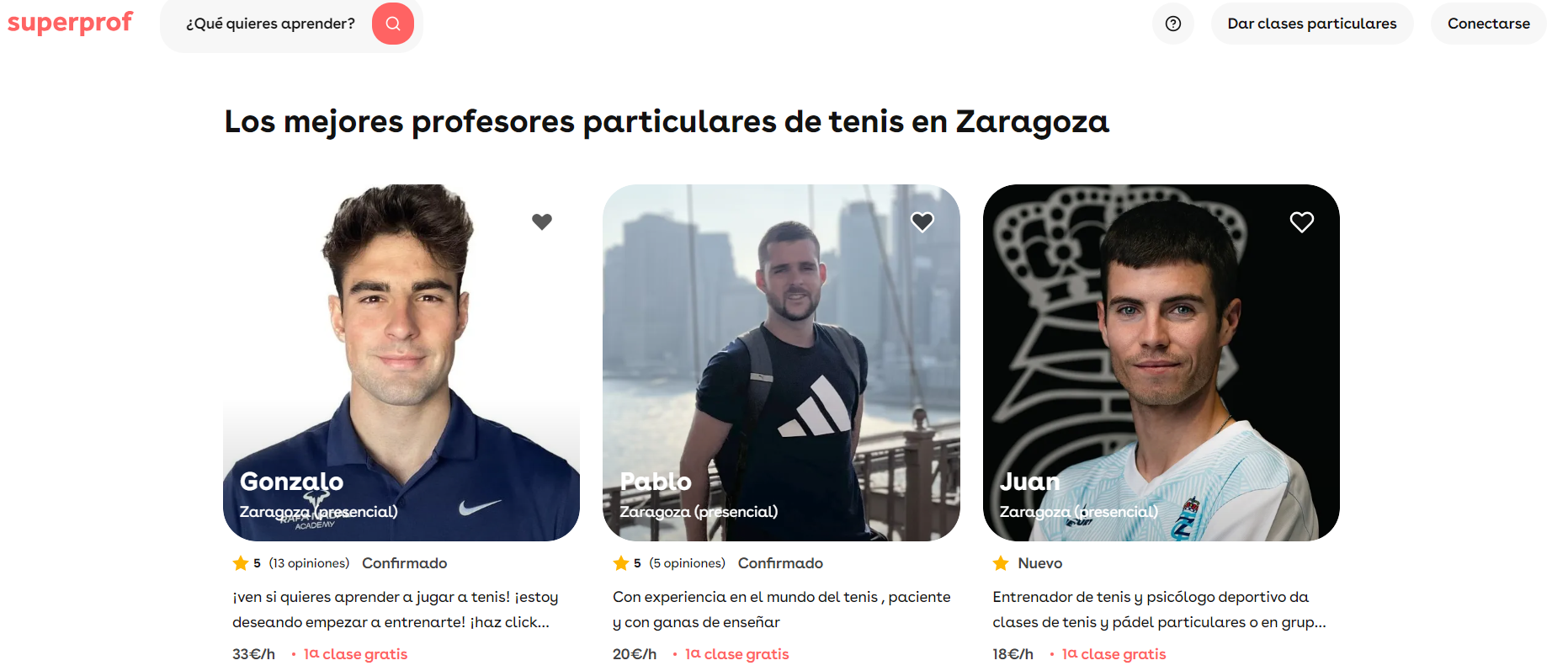 Plataforma de Superprof