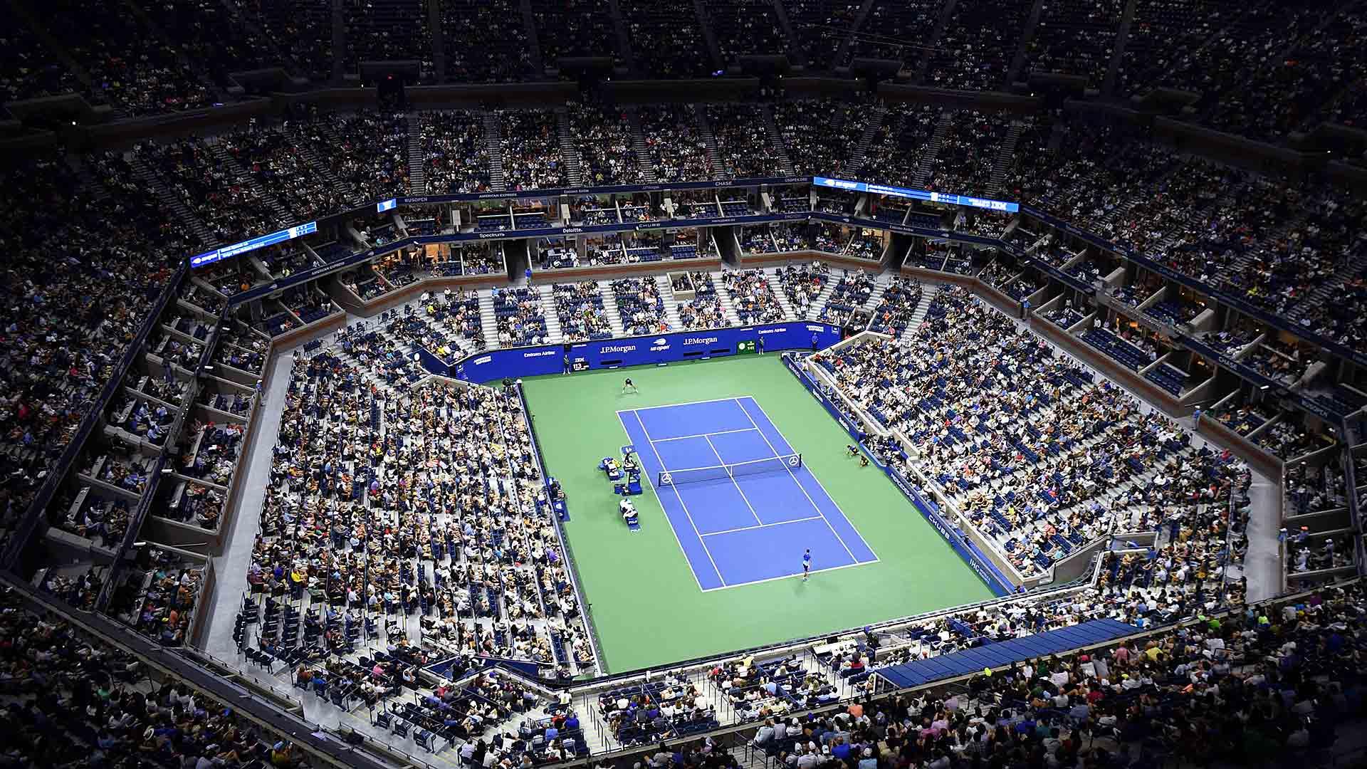 Pista de tenis en la que se celebra el US Open.