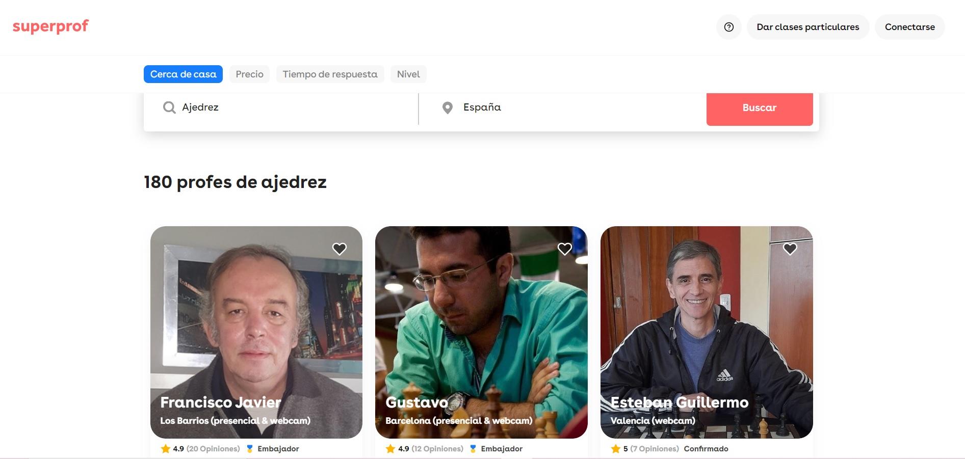 Web de superprof.es
