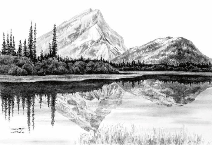 Dibujo de paisaje