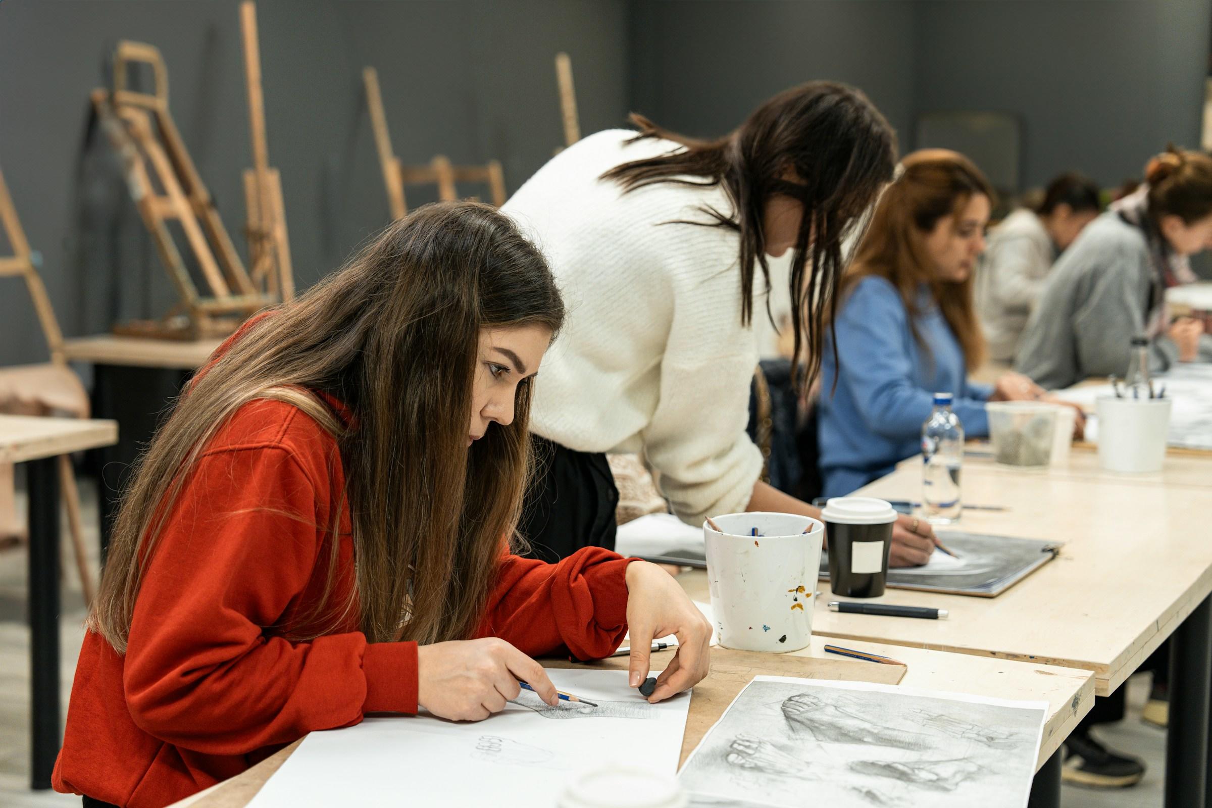 Clase de dibujo