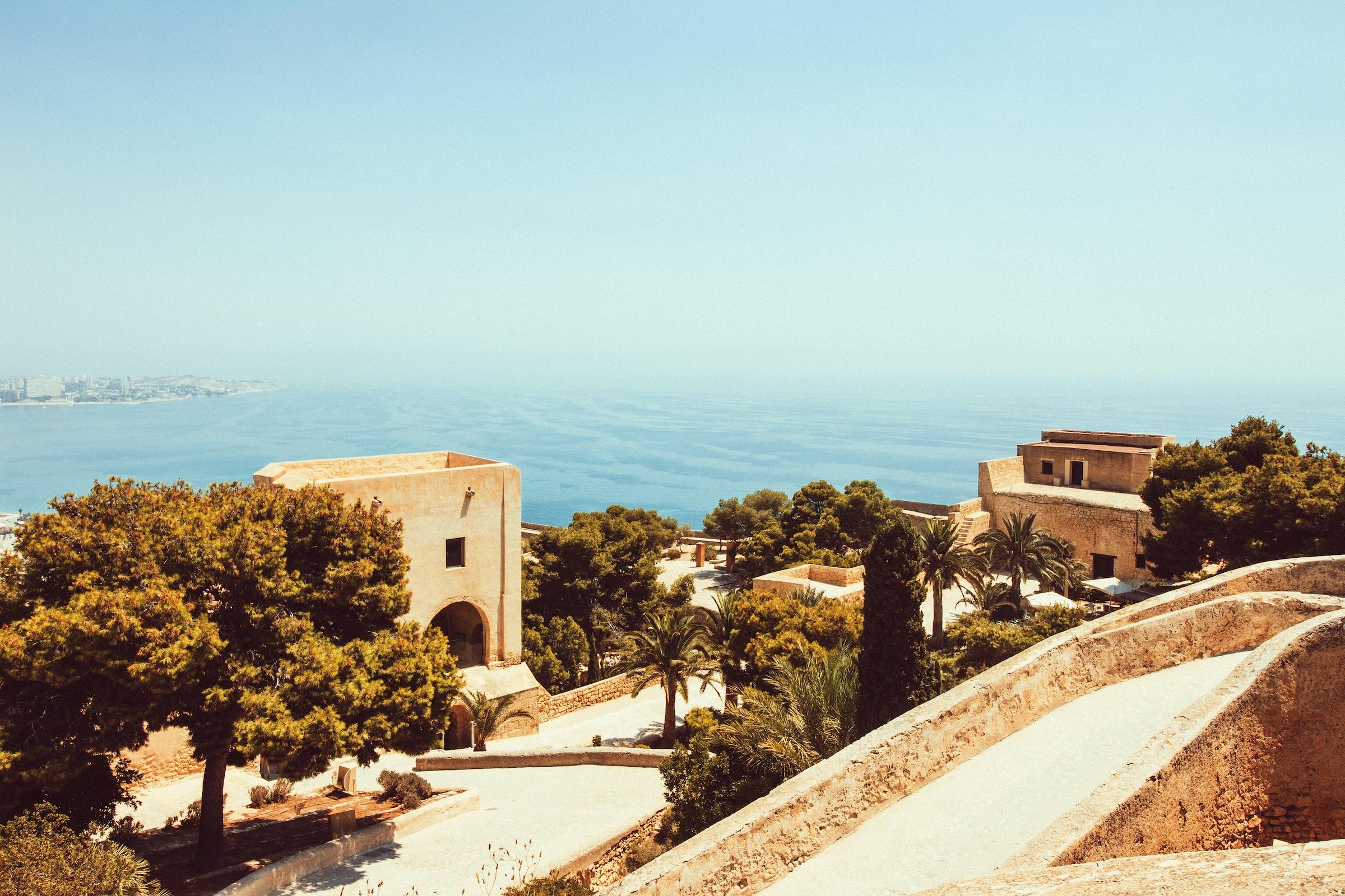 vista del mar de malaga