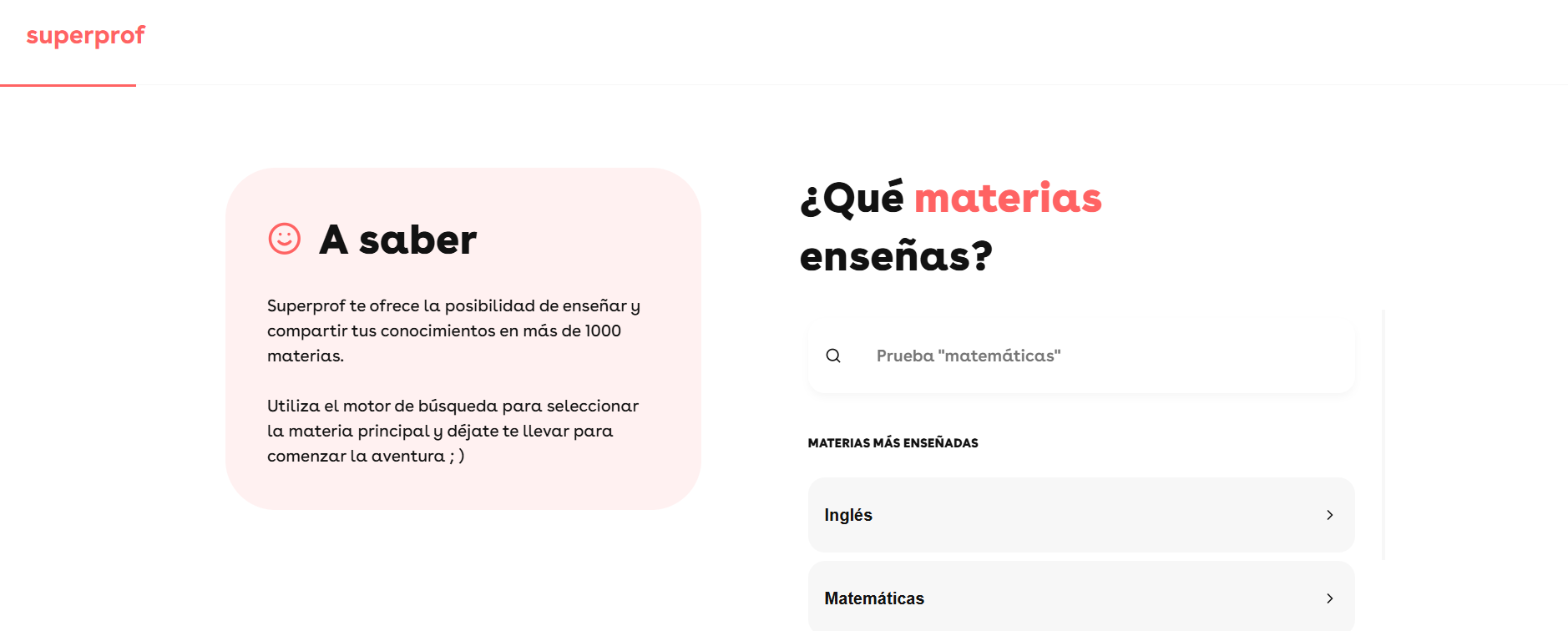 Materias