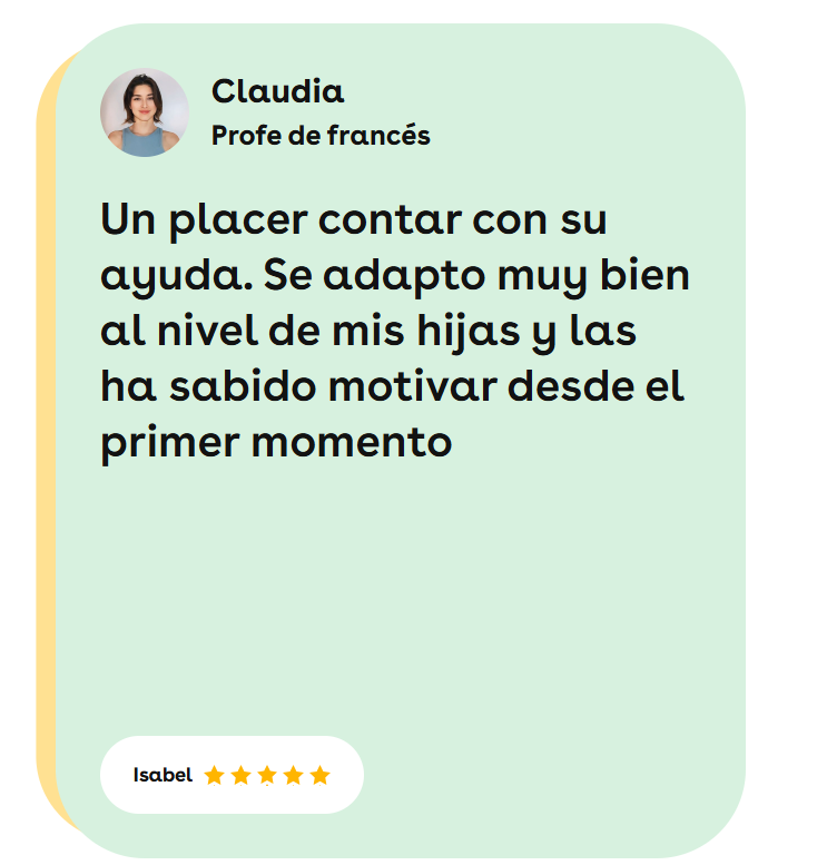 Opinión de un estudiante