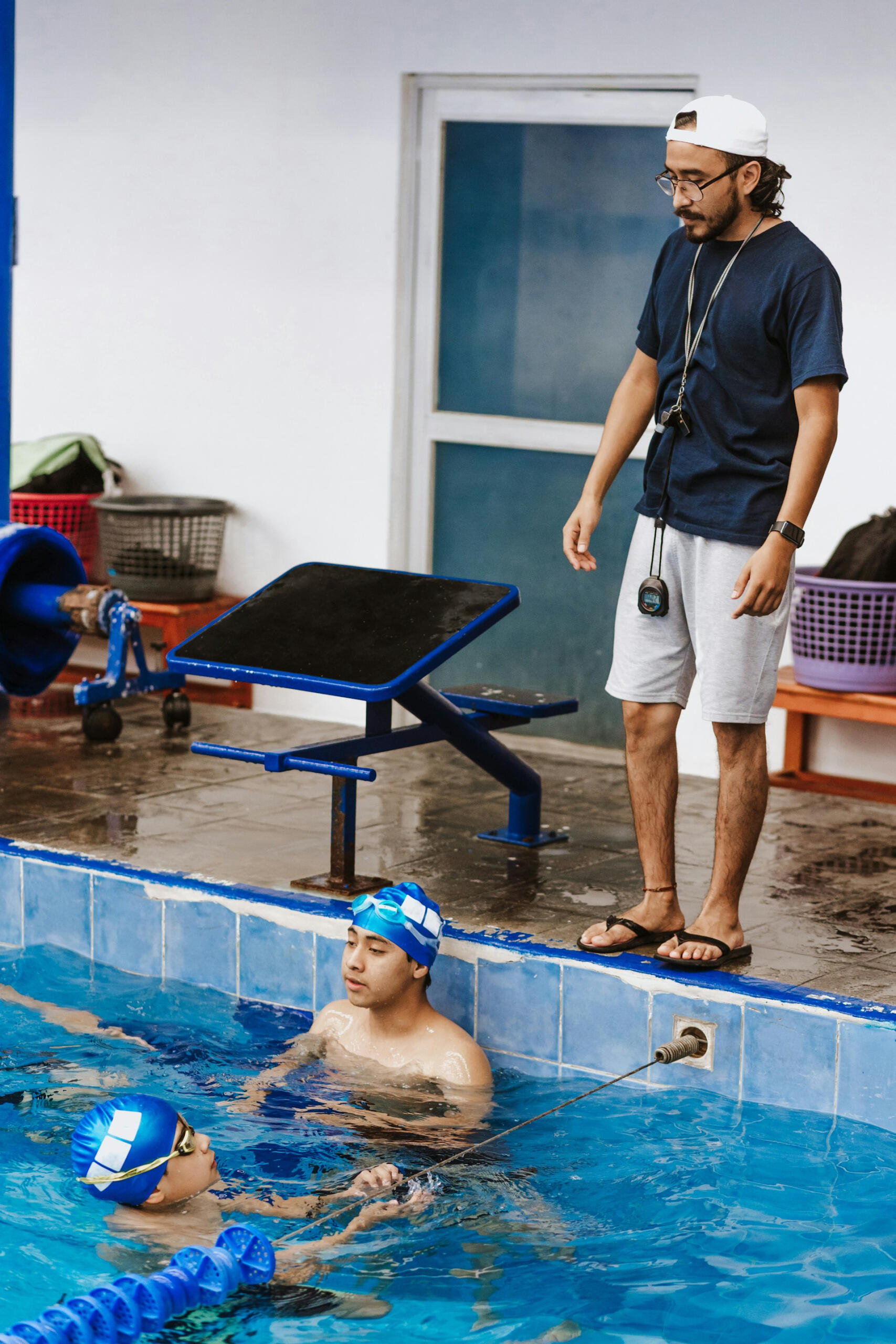 Clase de natación