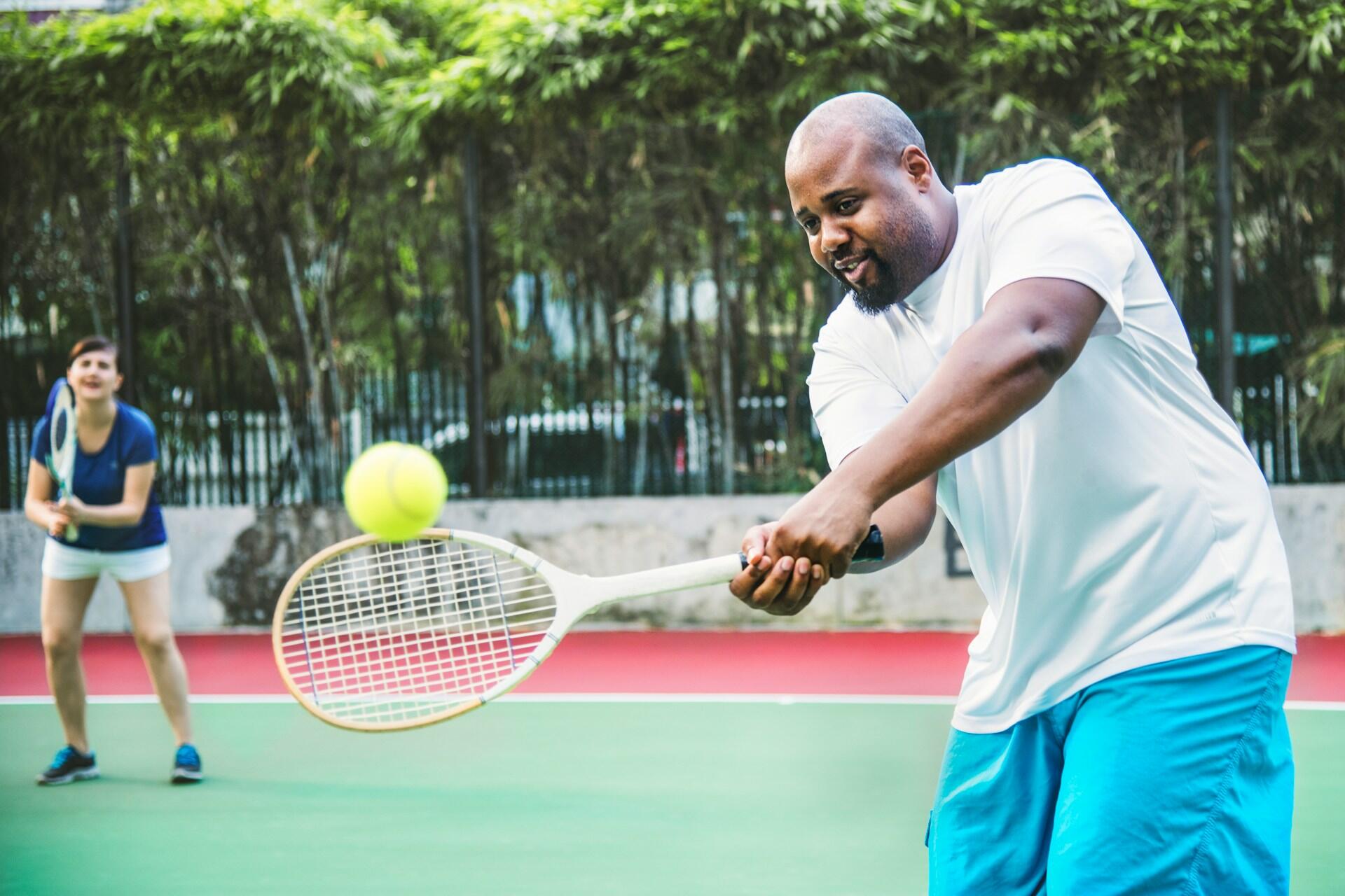 Jugadores de tenis