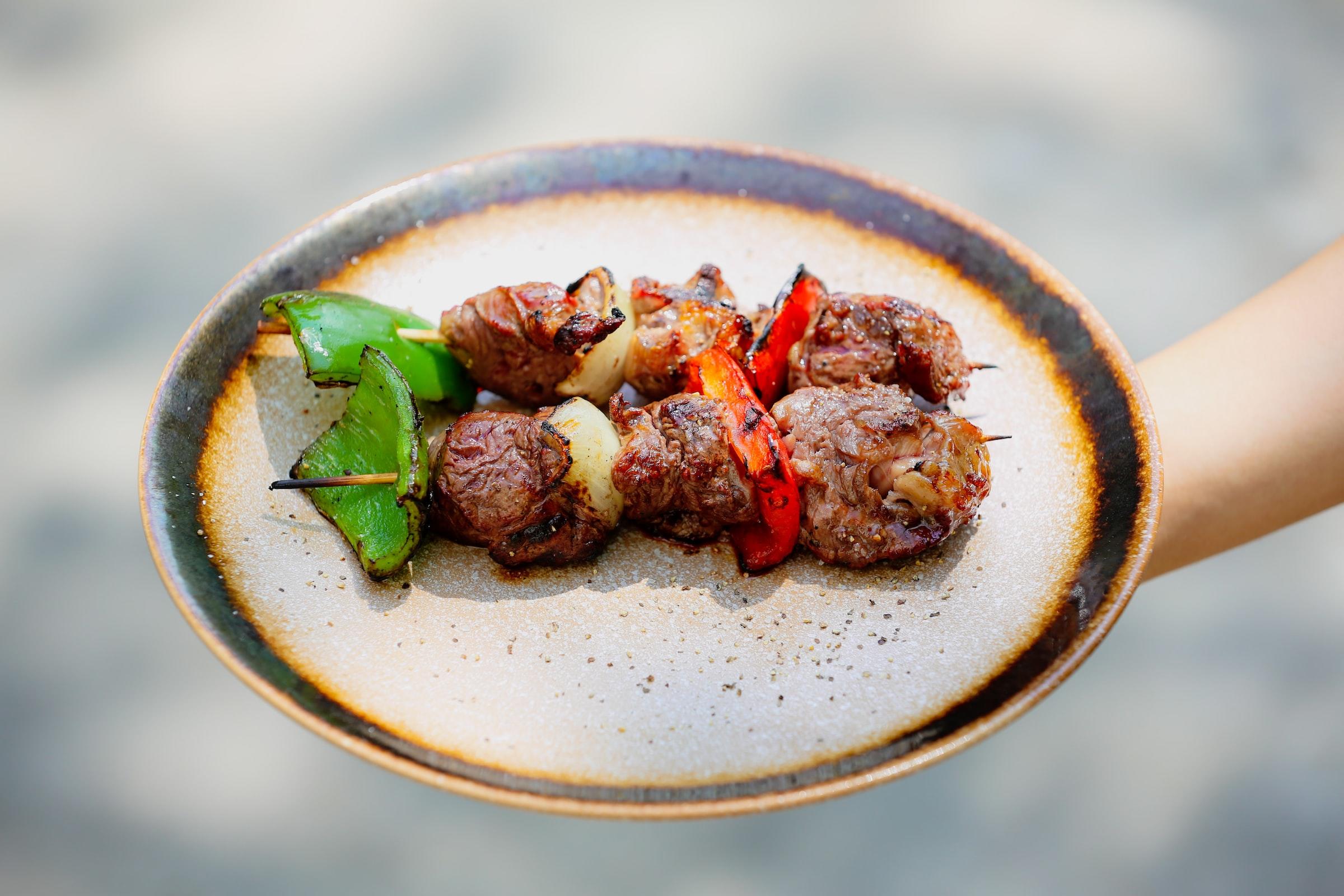 brochetas de ternera cena san valentin