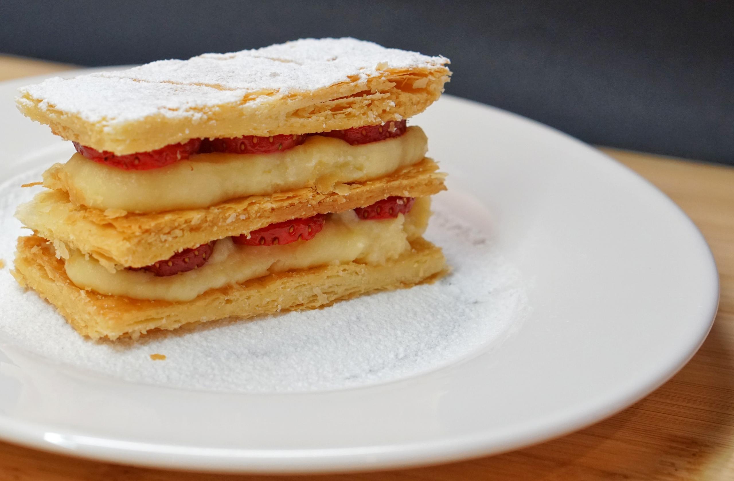 tarta de hojaldre san valentin