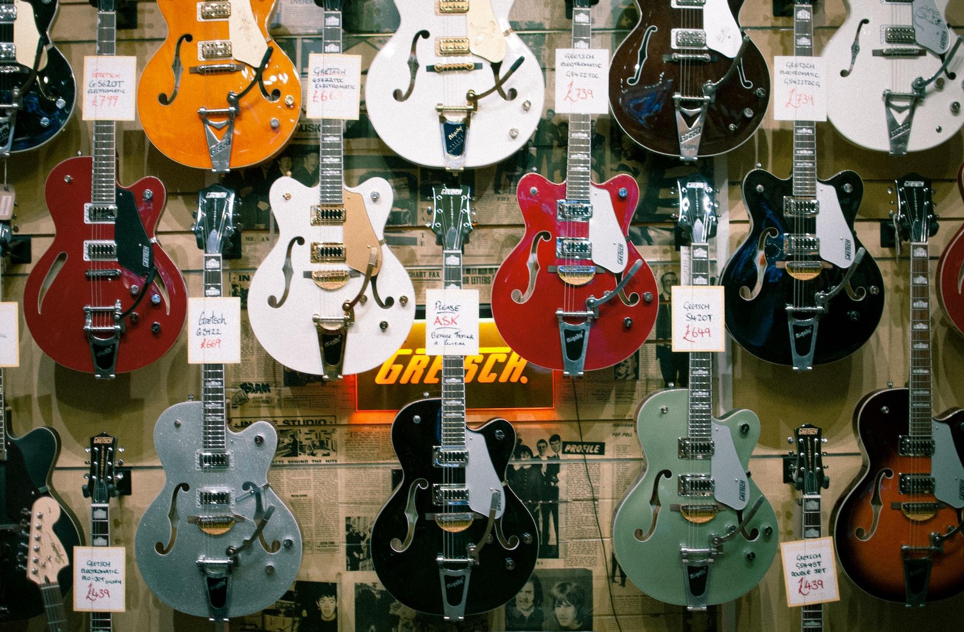 tienda de guitarras