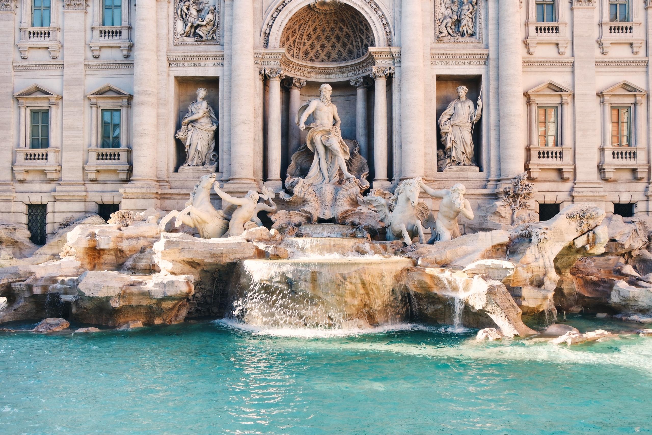 fontana de trevi en roma