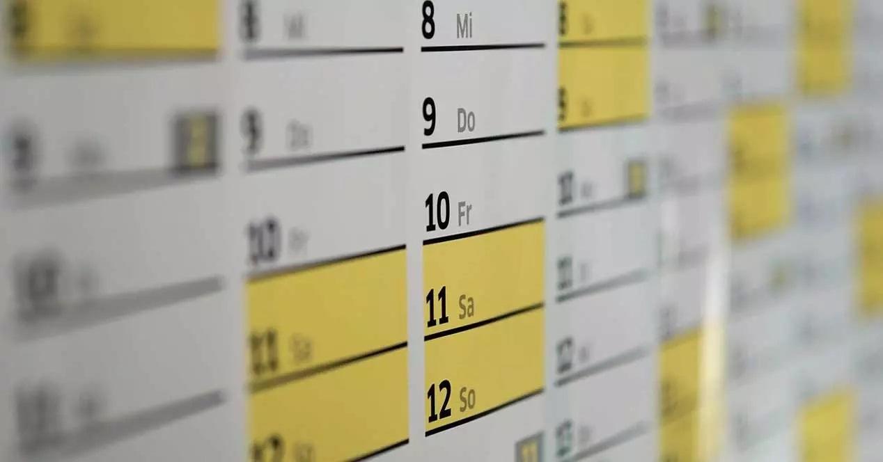Crear un calendario en Excel desde cero