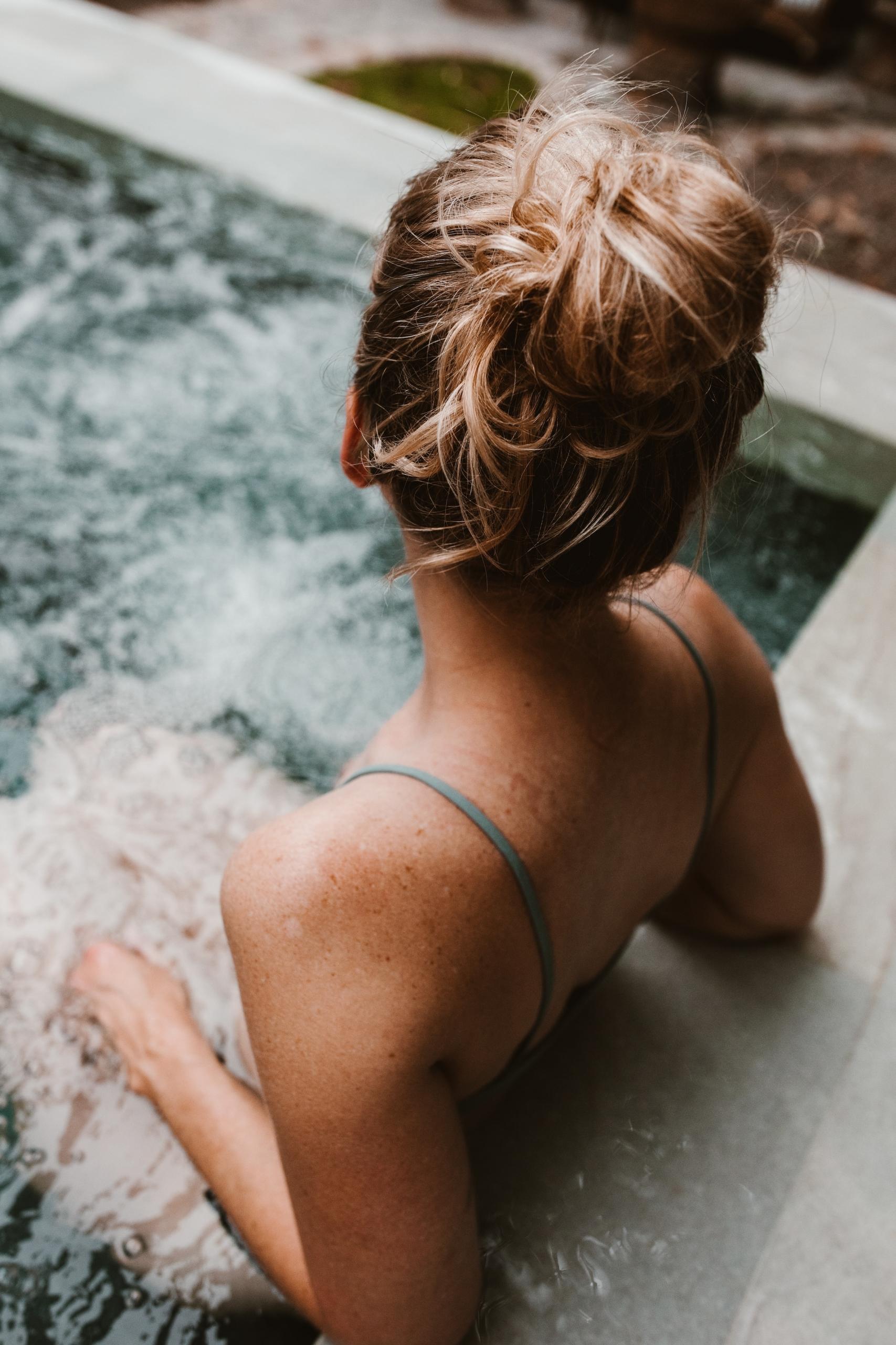 mujer en el espa