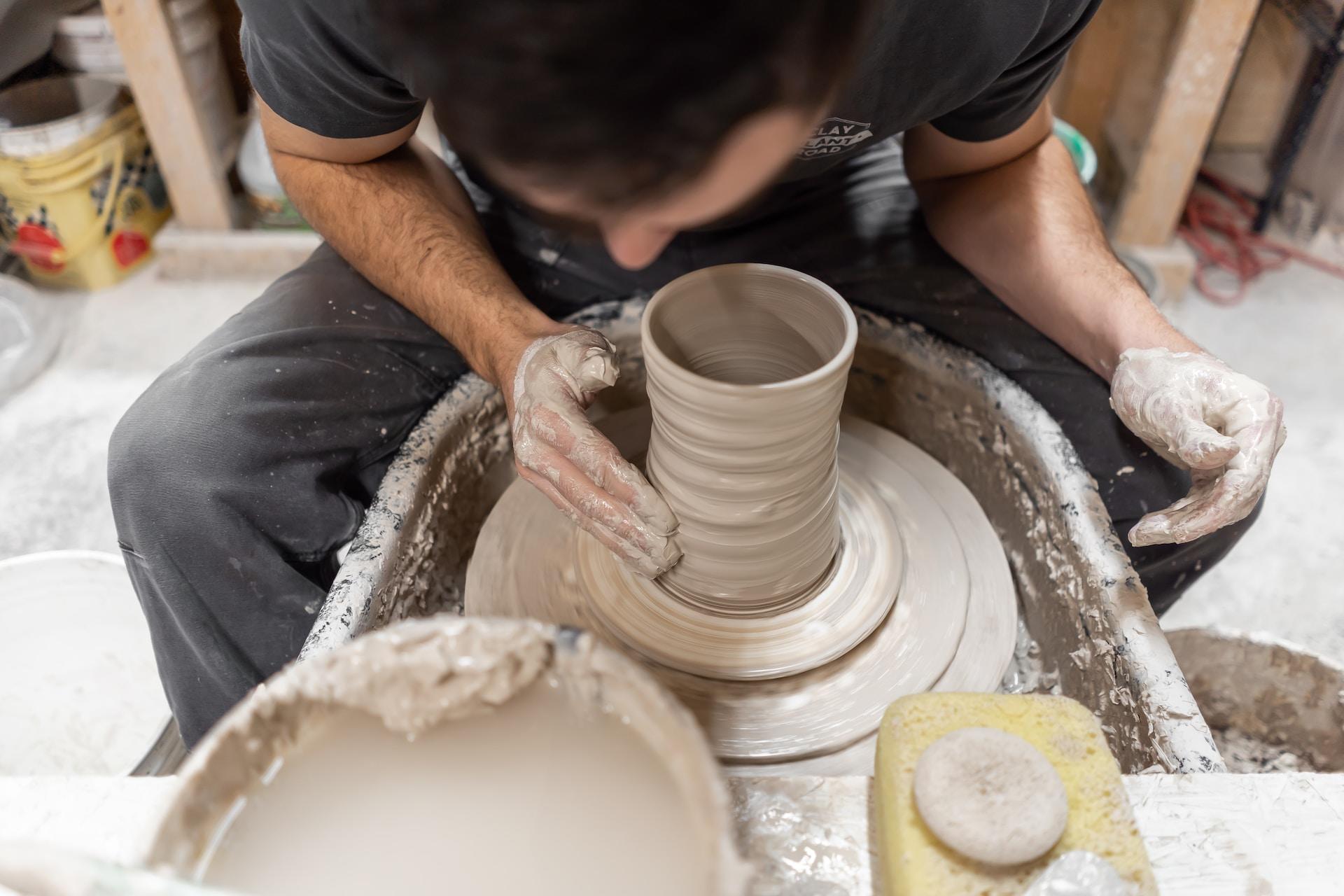 como hacer un jarron de ceramica