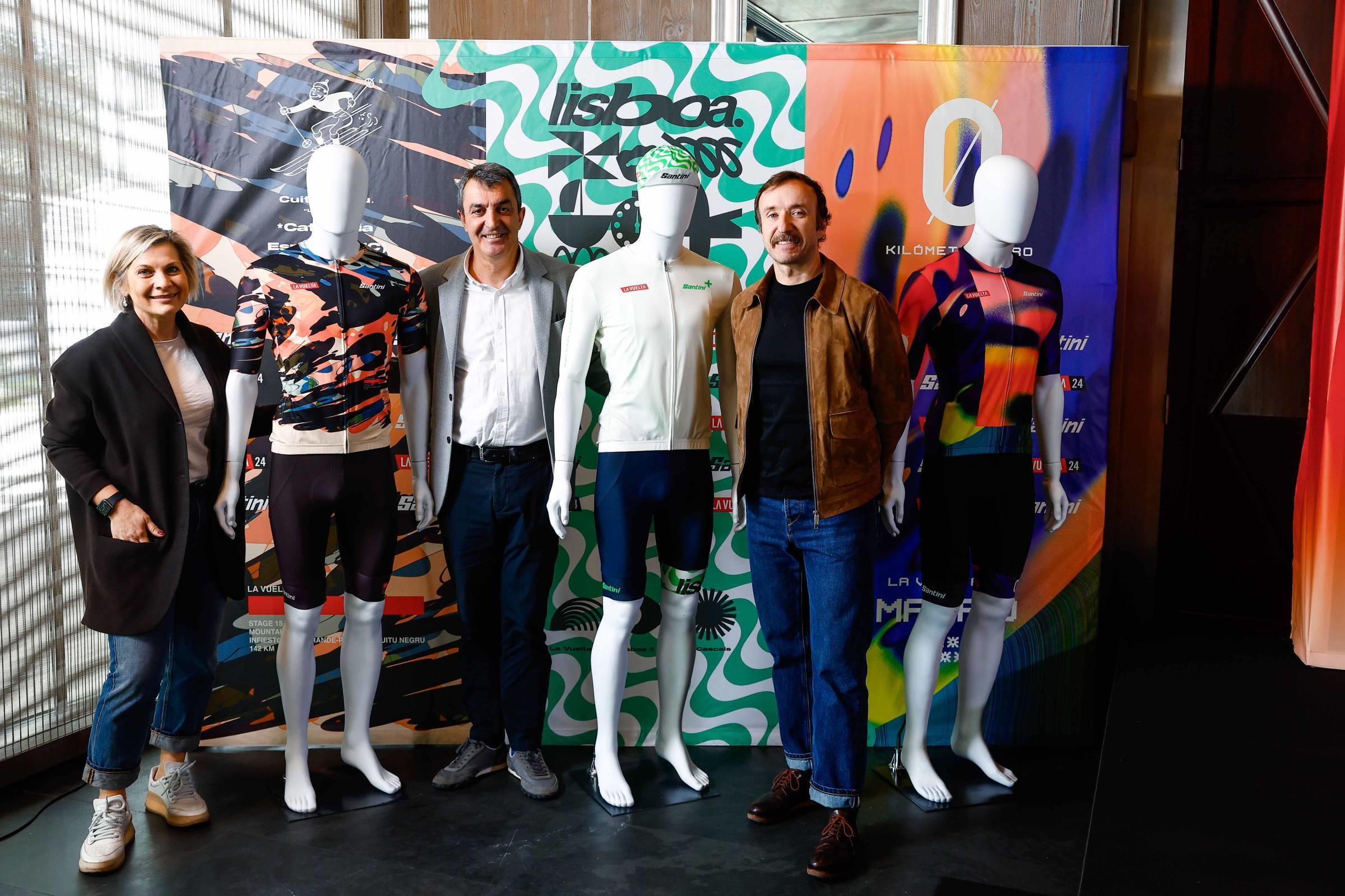 Maillots oficiales Vuelta ciclista