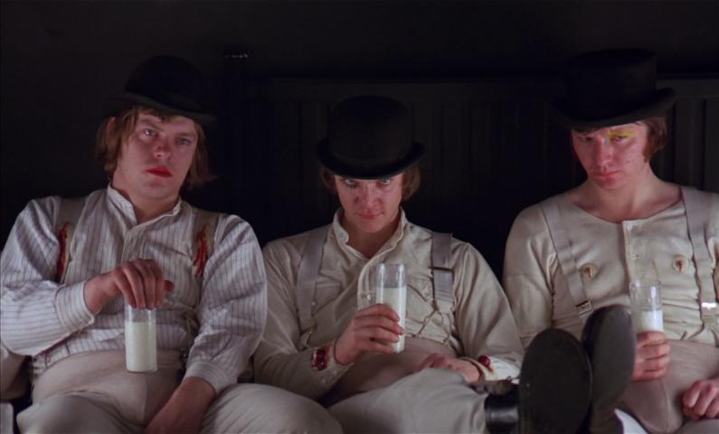 fotograma de la naranja mecanica