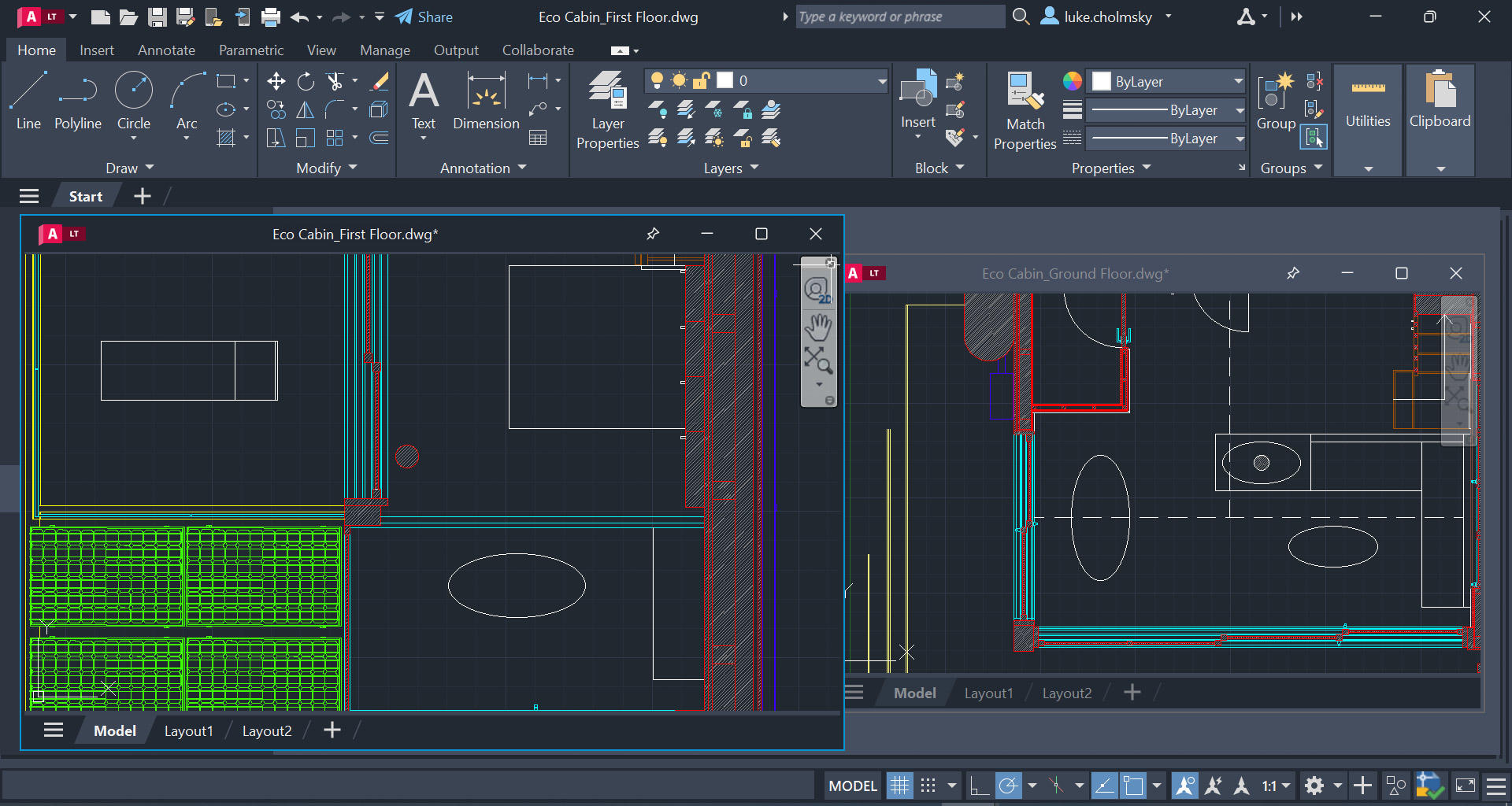 interface de autocad