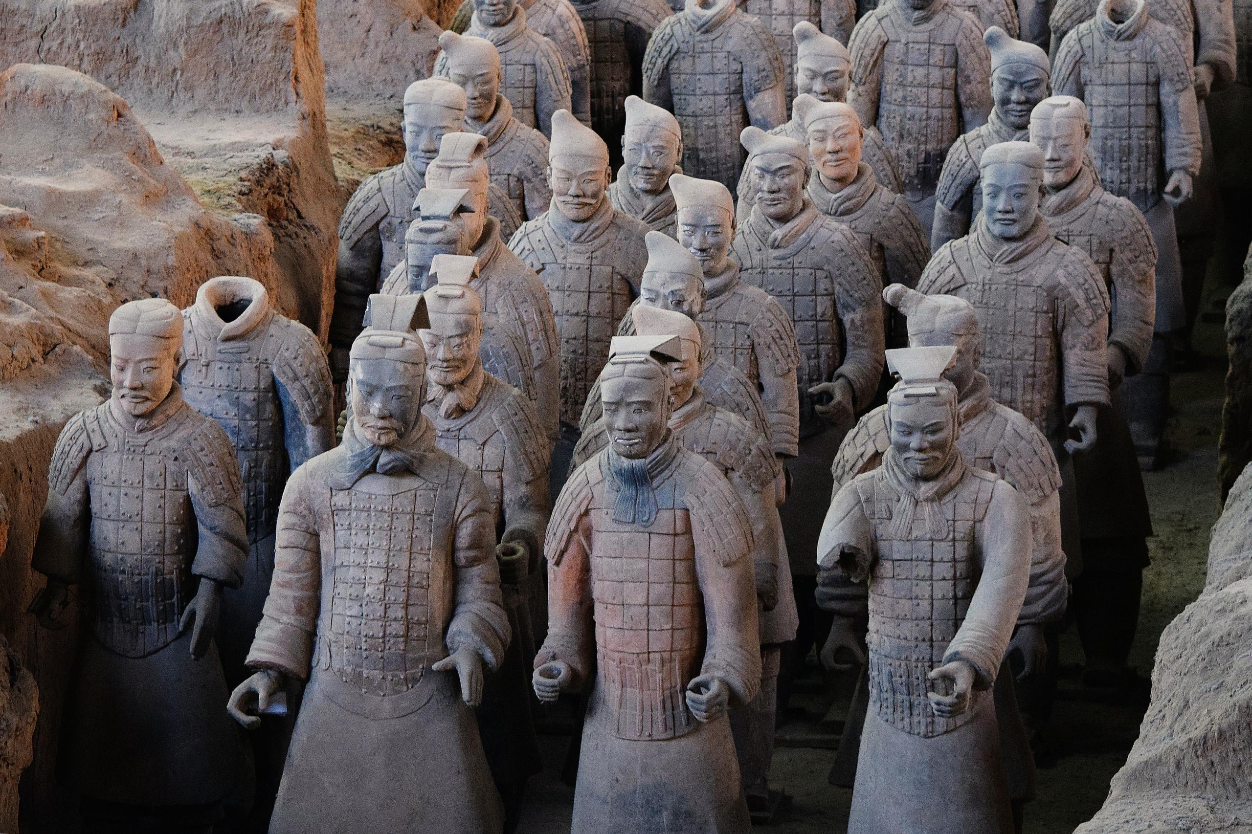 guerreros de terracota china